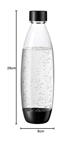 SodaStream 1L FUSE Flaschen (2er-Set) | Spülmaschinengeeignet: BPA-frei