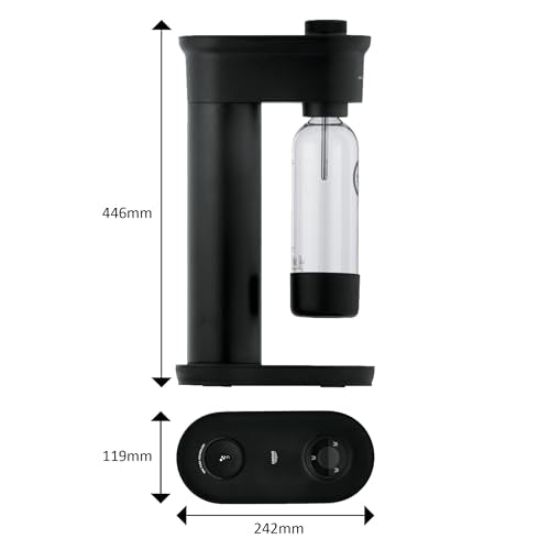 Grohe 'Blue Fizz Advanced' Wassersprudler Set mit CO2-Füllstandsanzeige und Reinigungspulver