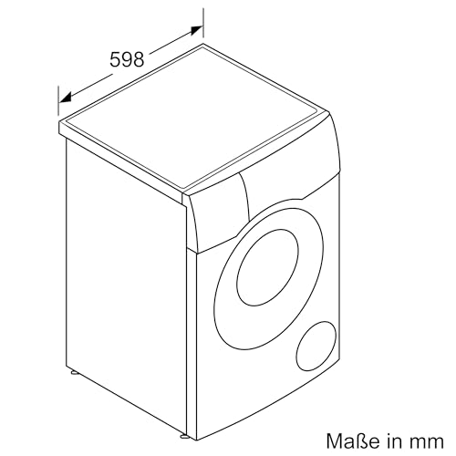 Bosch (WNC244070) Serie 8 Waschtrockner (9kg & 6kg-Waschen & Trocknen): Iron Assist