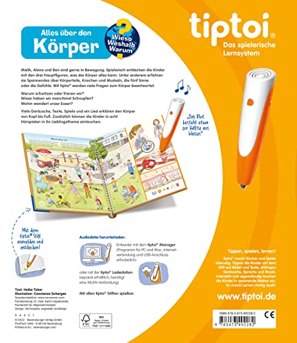 Ravensburger - tiptoi® Wieso? Weshalb? Warum? Alles über den Körper: Buch für Kinder ab 4 Jahre