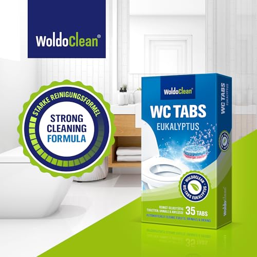 WC-Tabs 'Eukalyptus' 3-Phasen Kraftformel | 35 Frische-Tabs a 25g
