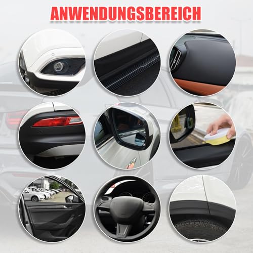 Kristalline Beschichtung für Cockpit und Kunststoffteile im Auto | Antistatisch & Staubabweisend