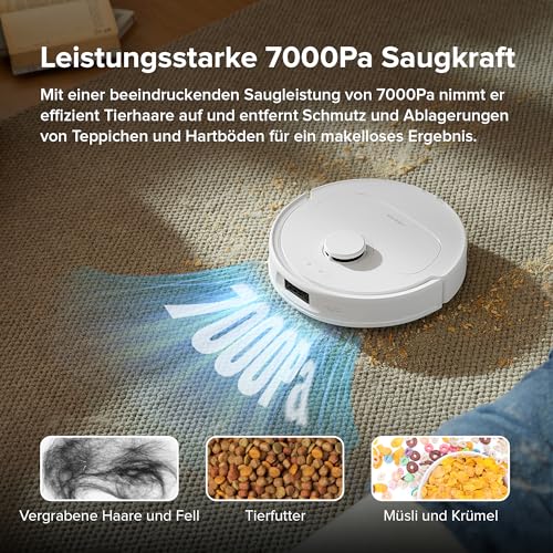 roborock Qrevo S Saug- & Wischroboter mit 7000Pa | Selbstreinigung & Navigation