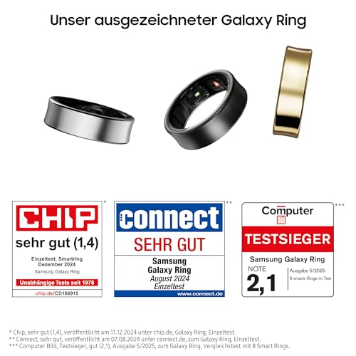 Samsung Galaxy Ring with titanium case: Samsung Health with AI, all-in-one tracker
