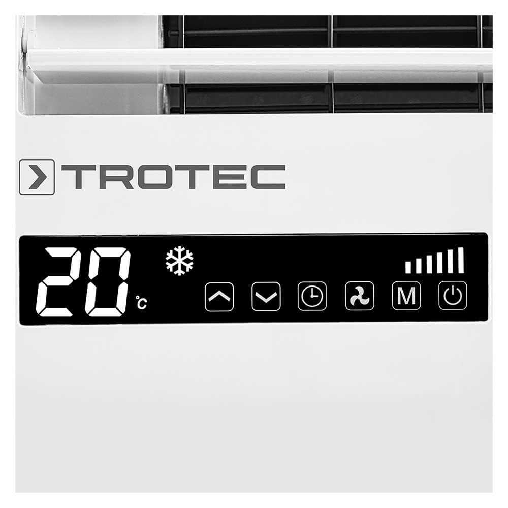 TROTEC Mobile Wandklimaanlage (PAC-W 2200 S) mit 4-in-1 Kühlung, Beheizung, Ventilation: 8000BTU