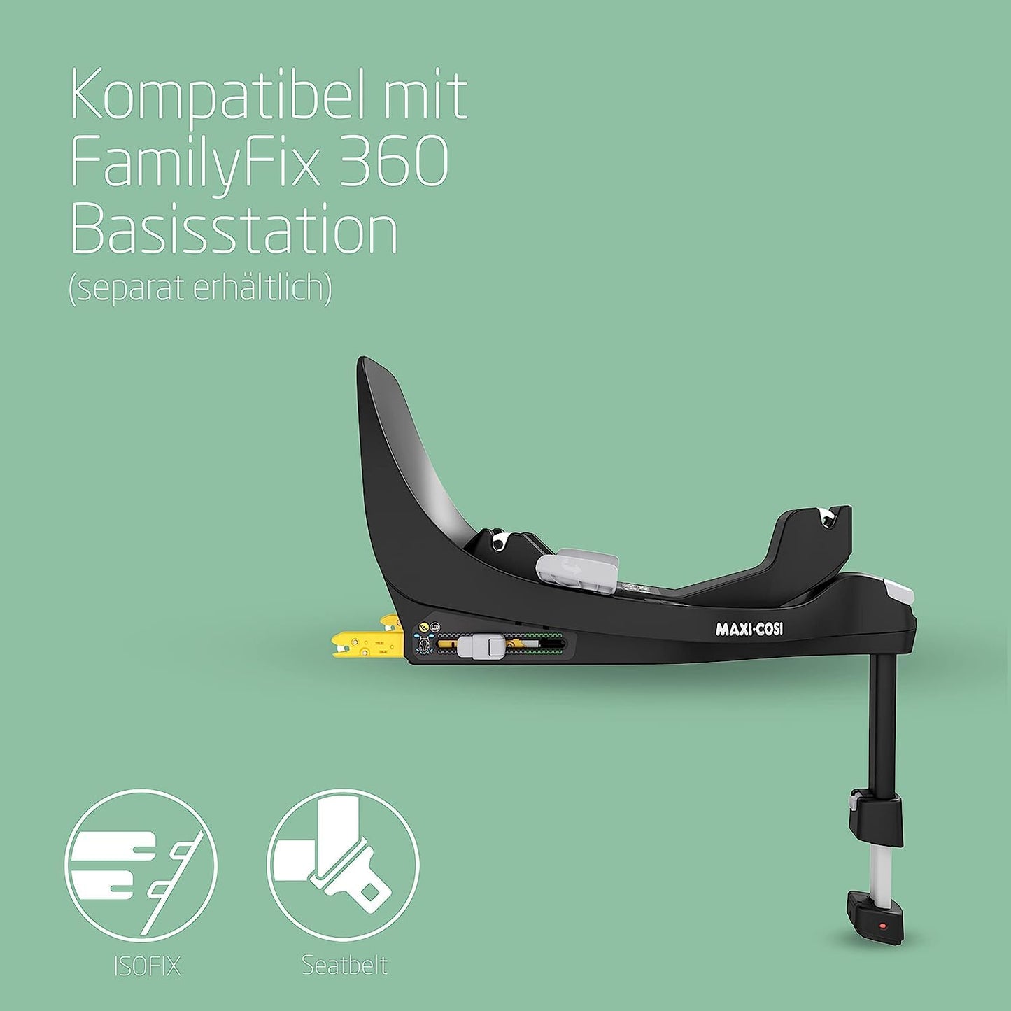 Maxi-Cosi Pebble 360 i-Size Babyschale | Neugeborenen Autositz (360 Grad, 0-15 Monate)