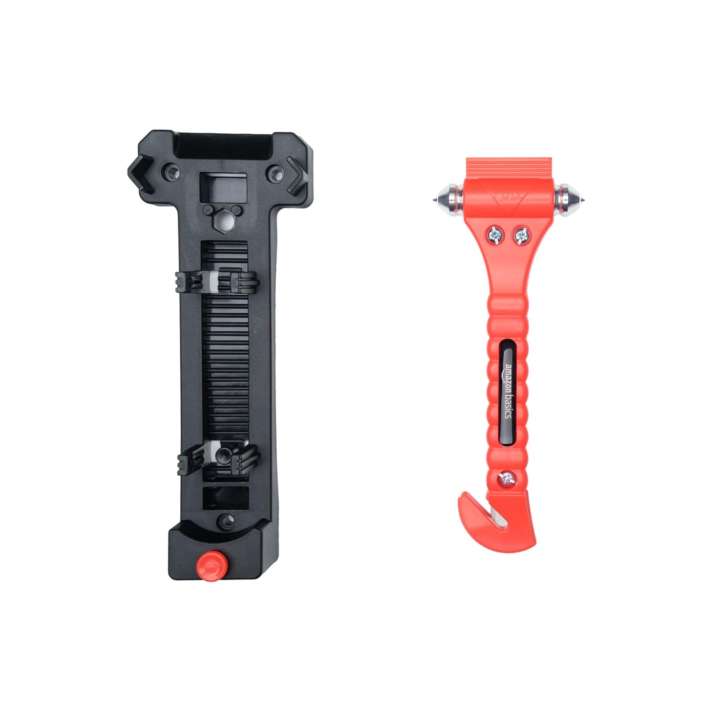Amazon Basics Notfall-Gurtschneider und Fensterhammer (2er-Pack)