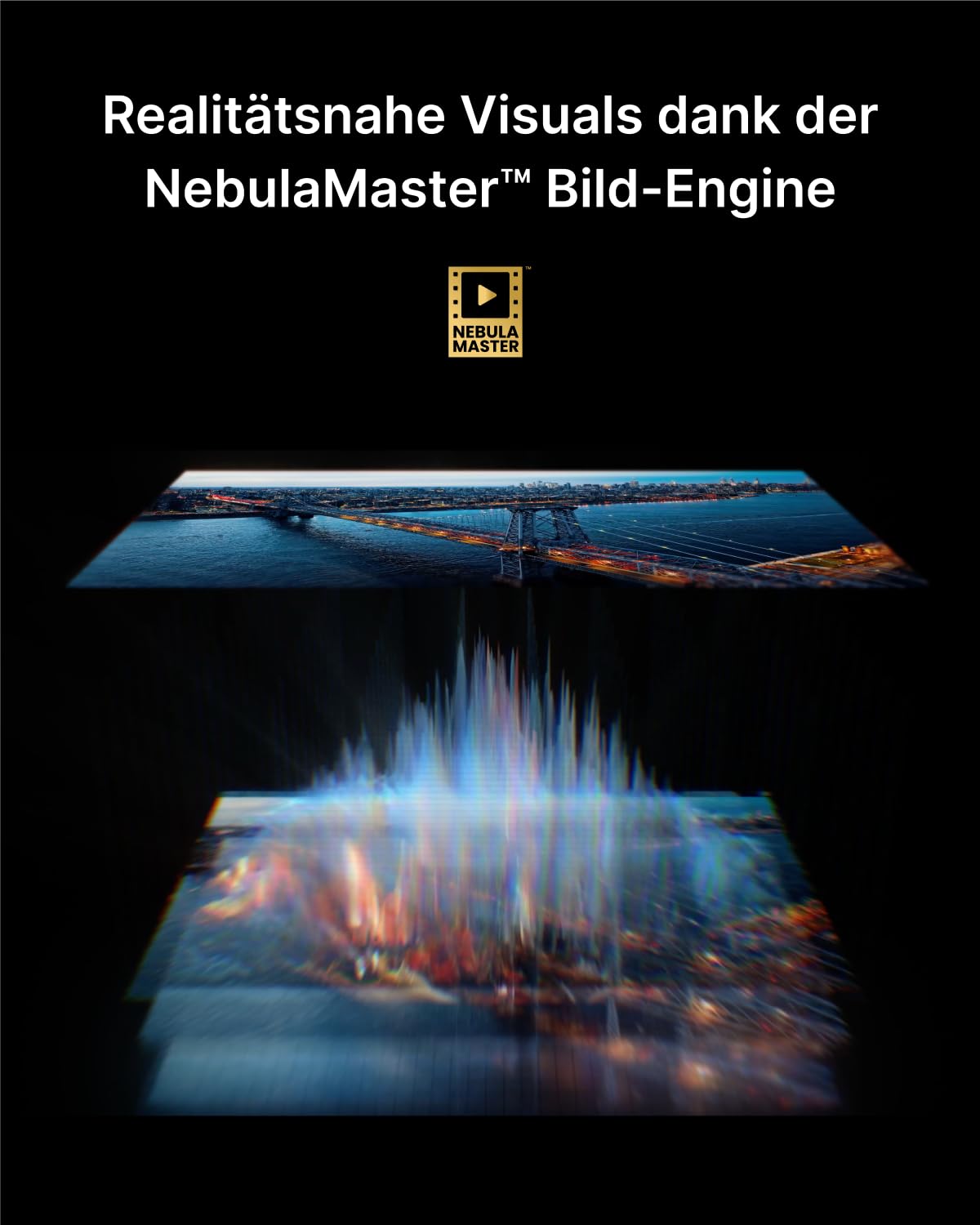 NEBULA Cosmos 4K SE Smart Beamer: Dolby Vision-Projektor mit Google TV, Ultra HD-Dekodierung