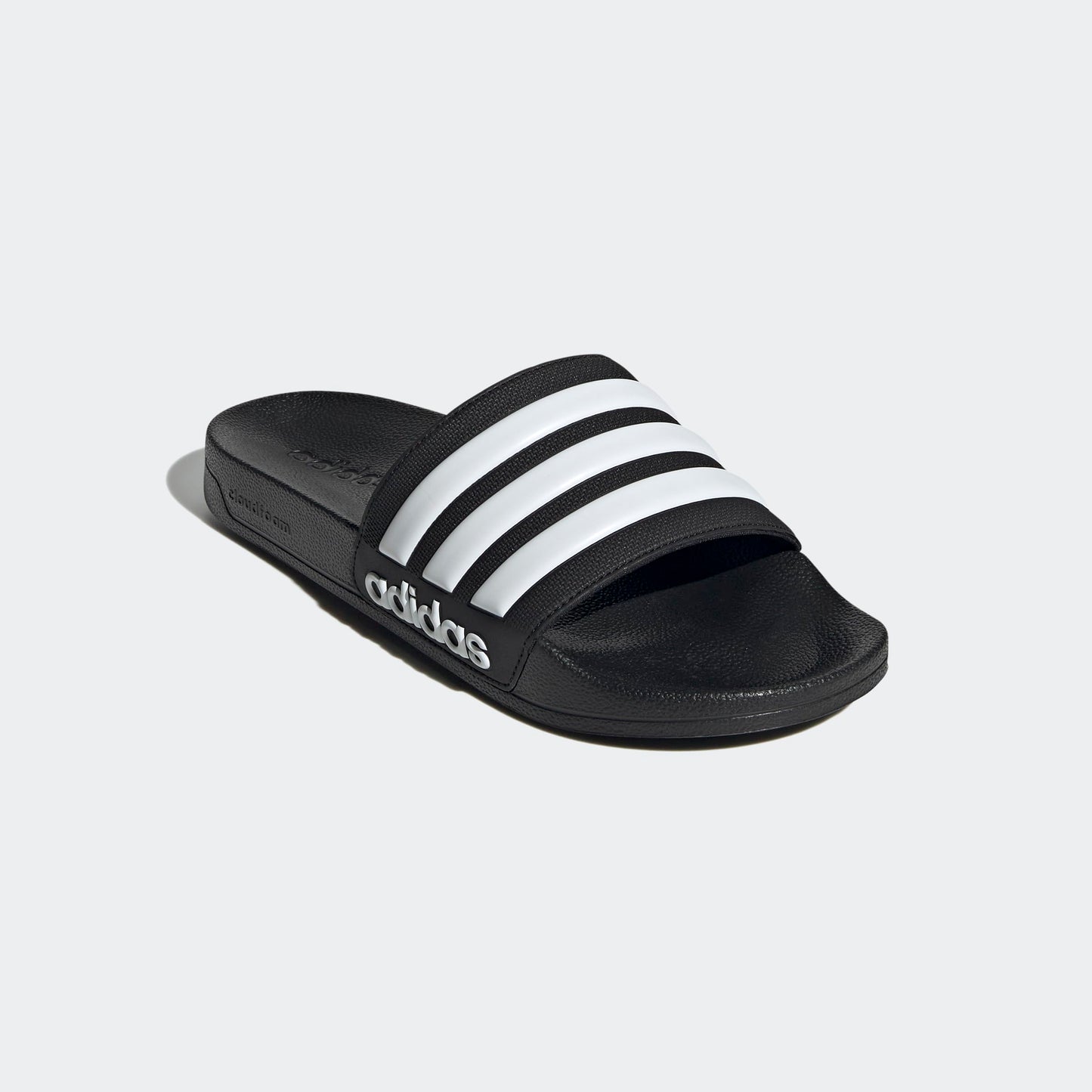 adidas 'Adilette' Shower Slipper: Duschpantoffel in Schwarz-Weiß