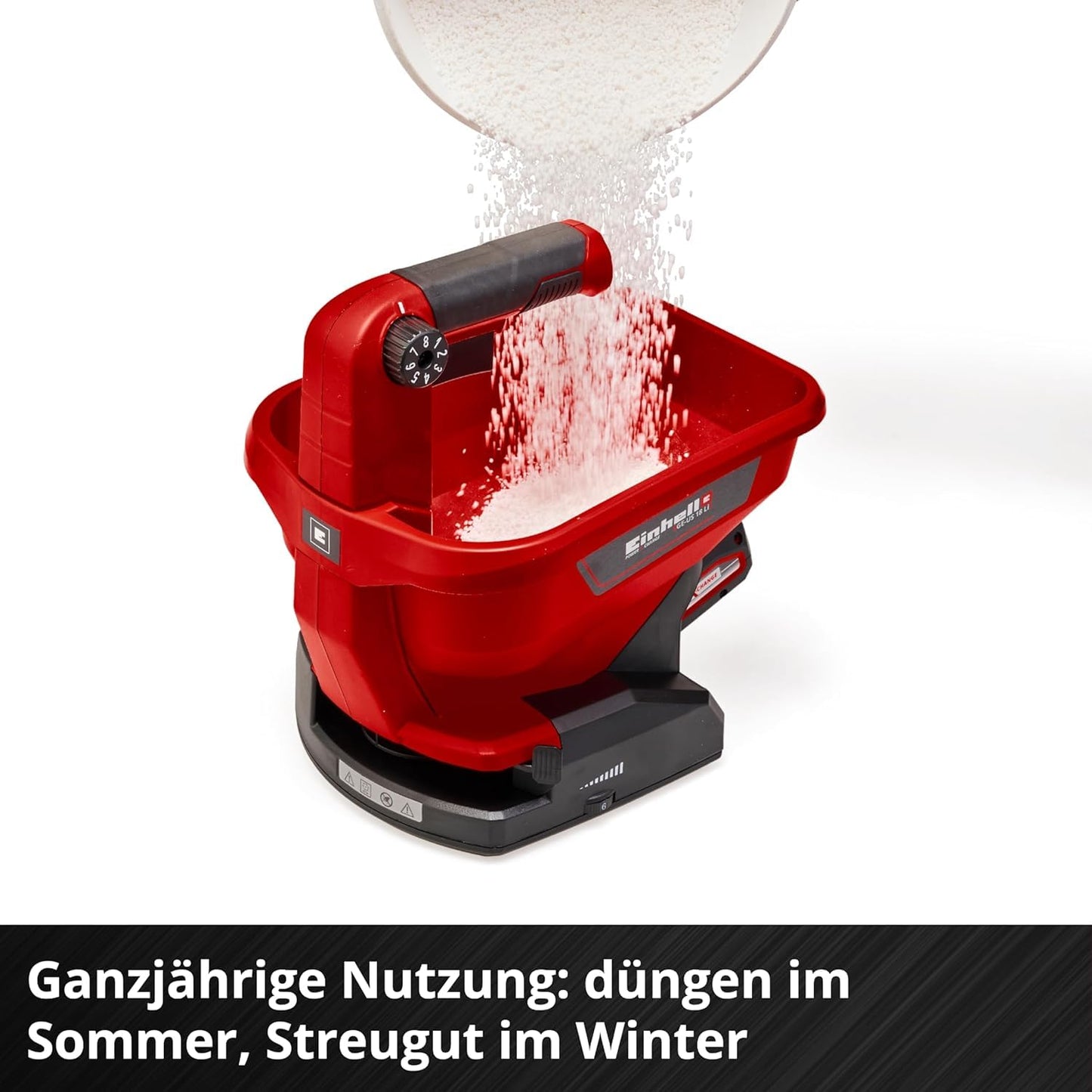 Einhell Universal Streuer (GE-US 18) Li-Solo Power X-Change ohne Akku und Ladegerät