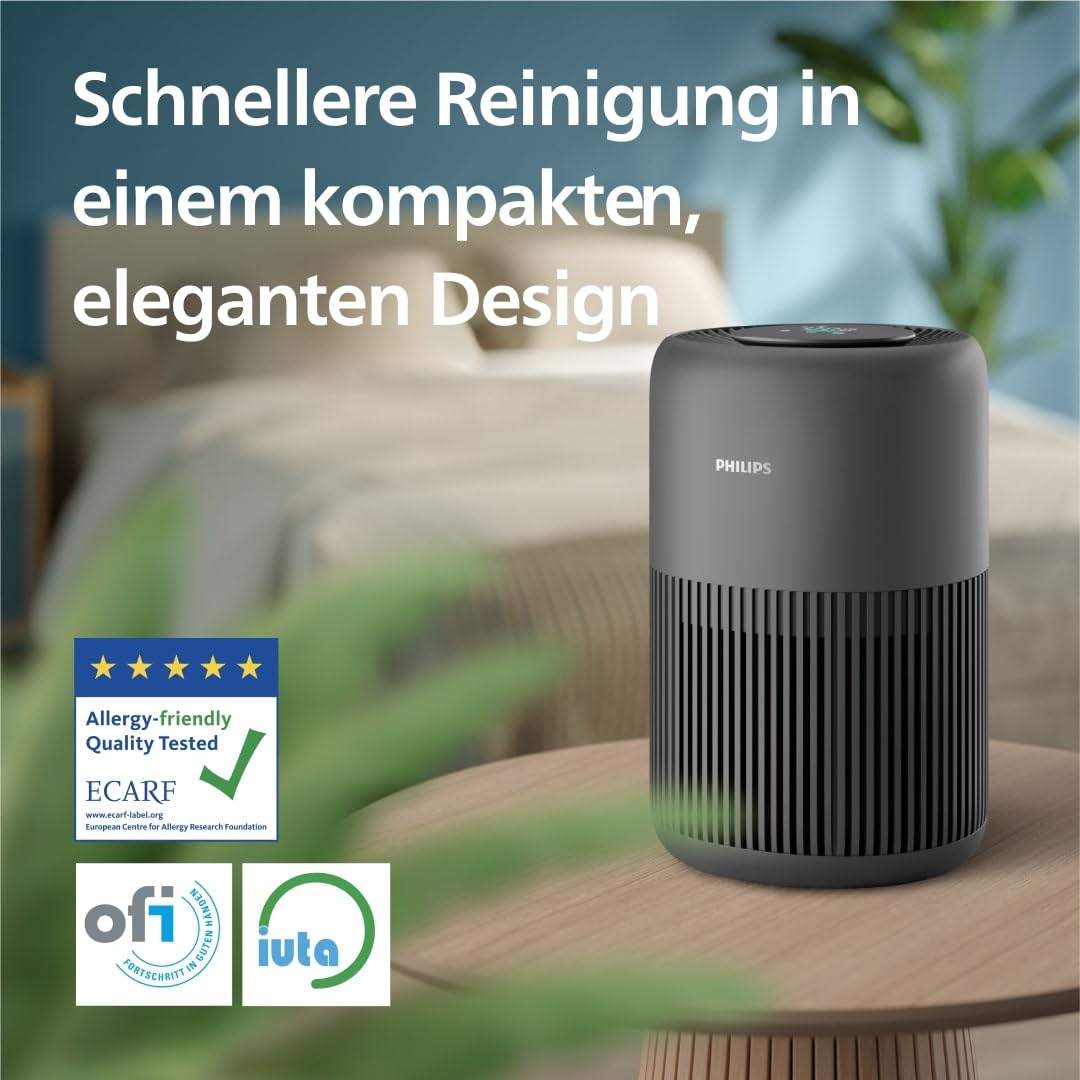 Philips Luftreiniger 900 Serie mit HEPA NanoProtect + Aktivkohlefilter | Leise, intelligent und energieeffizient