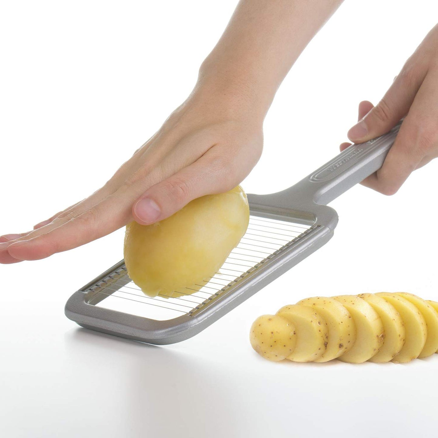 Westmark jacket potato/mozzarella cutter: aluminum/stainless steel