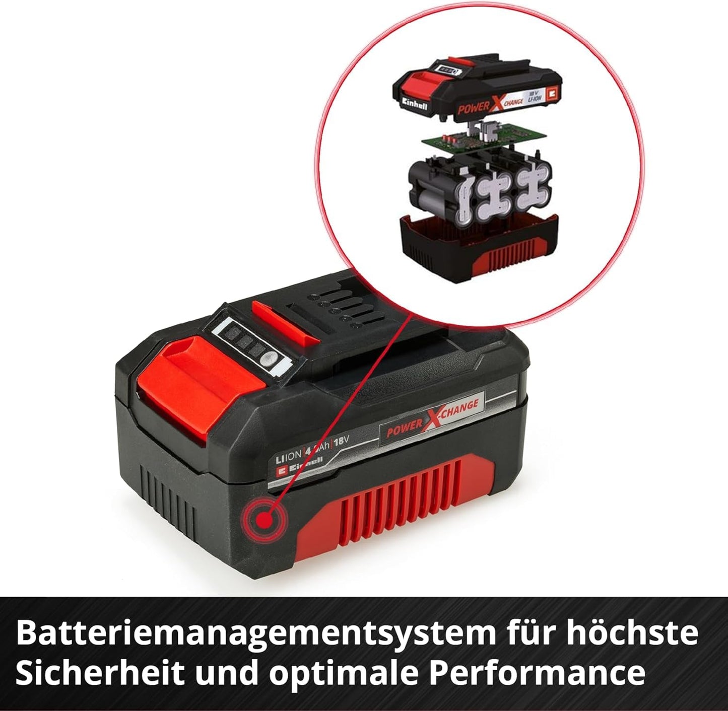 Original Einhell Proactive battery PXC-Twinpack 4.0Ah Power X-Change (Li-Ion, 18V)