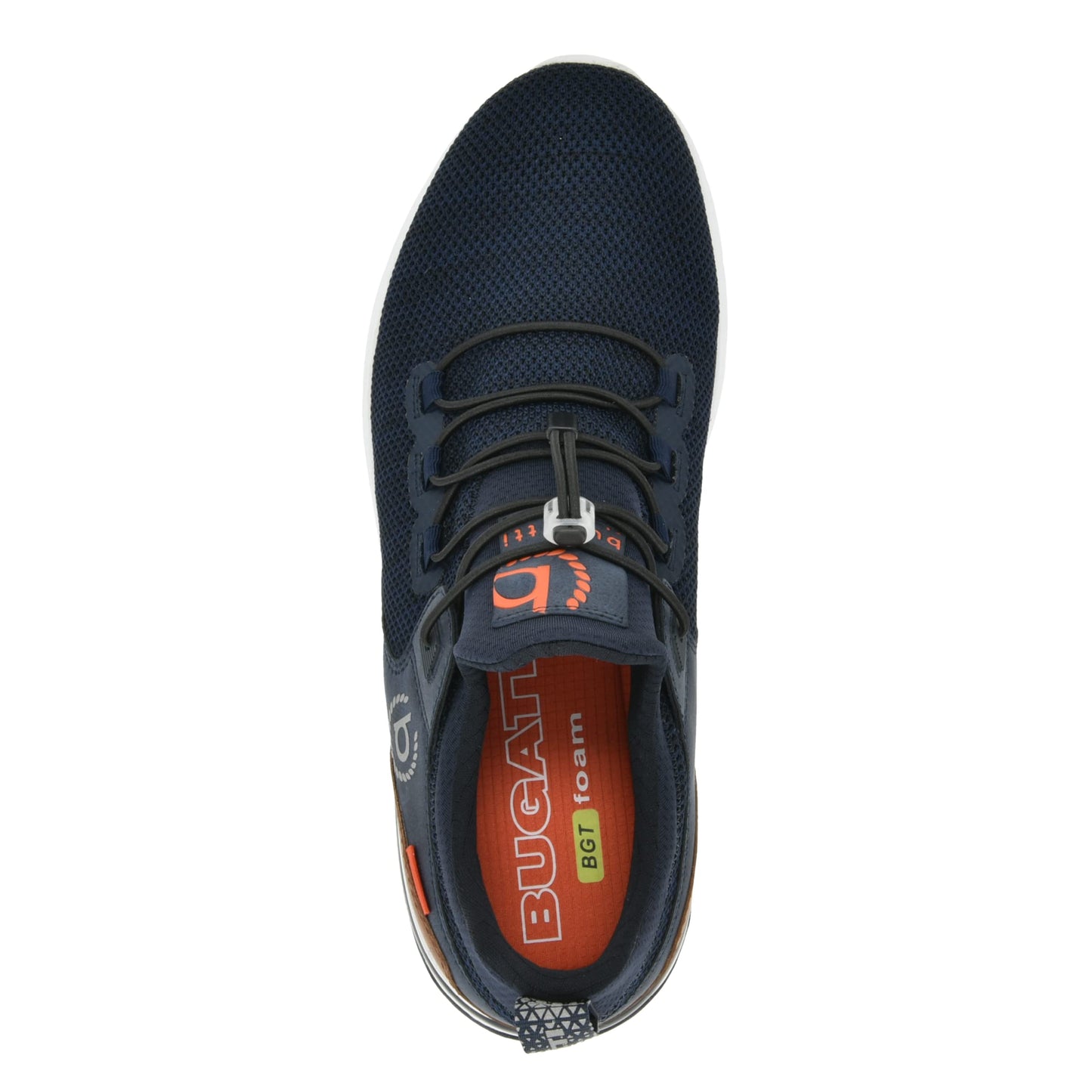 bugatti Low-Top Herren Sneaker mit Wechselfußbett in Dunkelblau (4100)