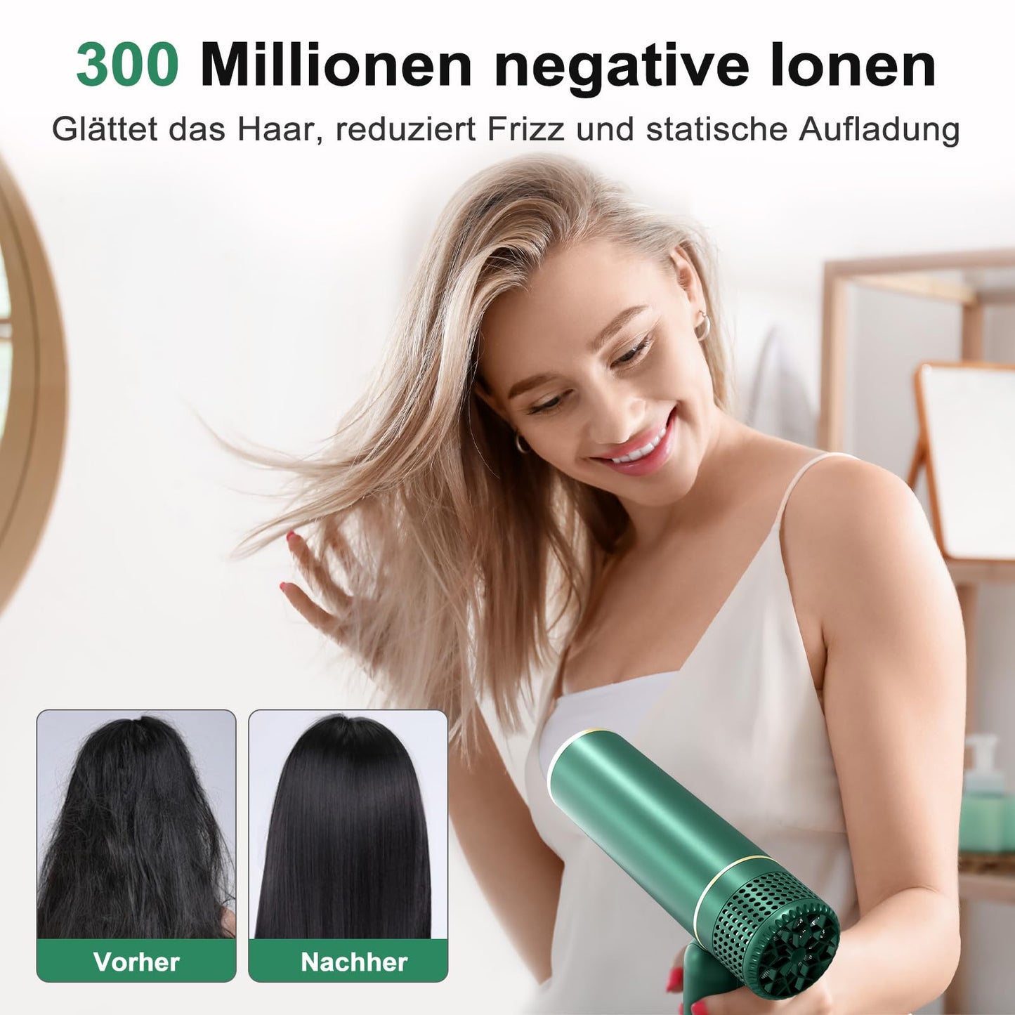7MAGIC Haartrockner | Ionen-Technologie für glänzendes, geschmeidiges Haar