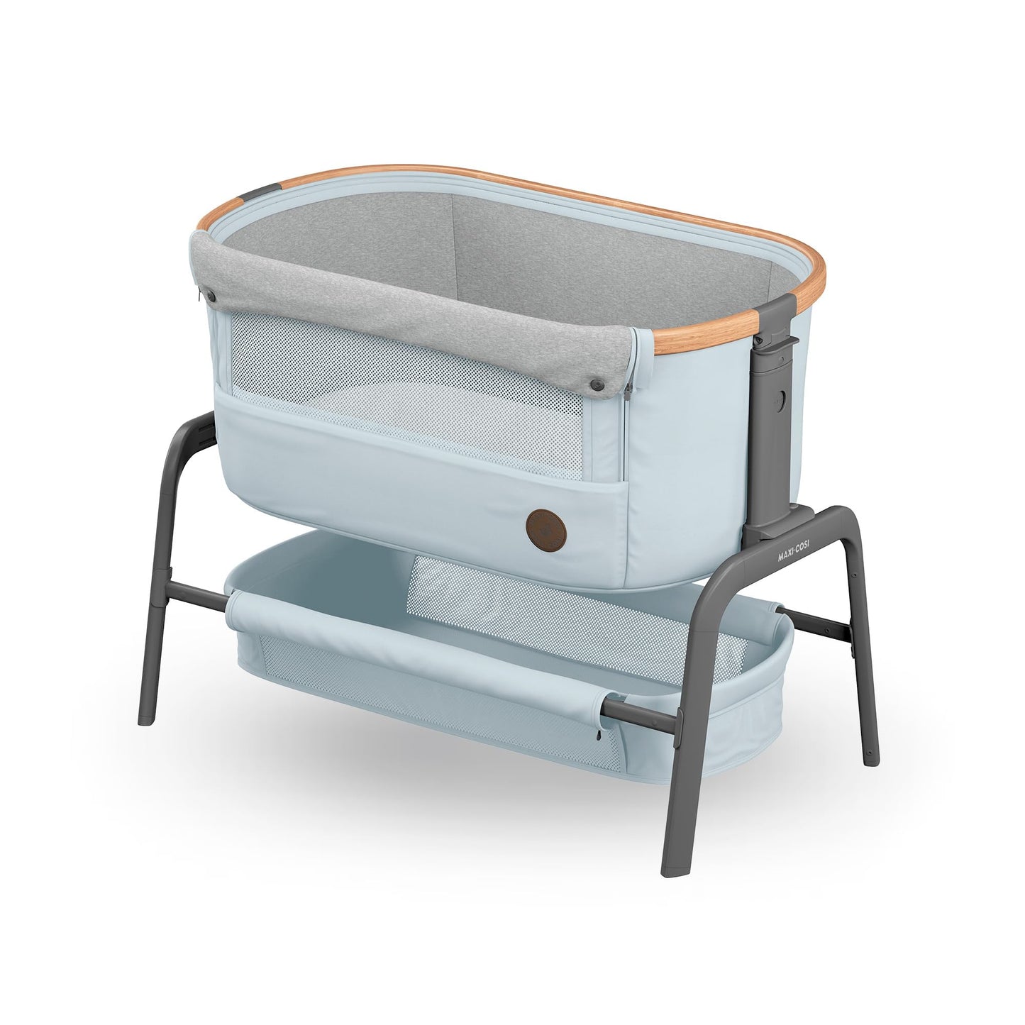 Maxi-Cosi Iora Beistellbett Baby: Faltbares Co-Sleeper, 0-6 Monate, max. 9kg, 4 Neigungs- und 5 Höhenstufen
