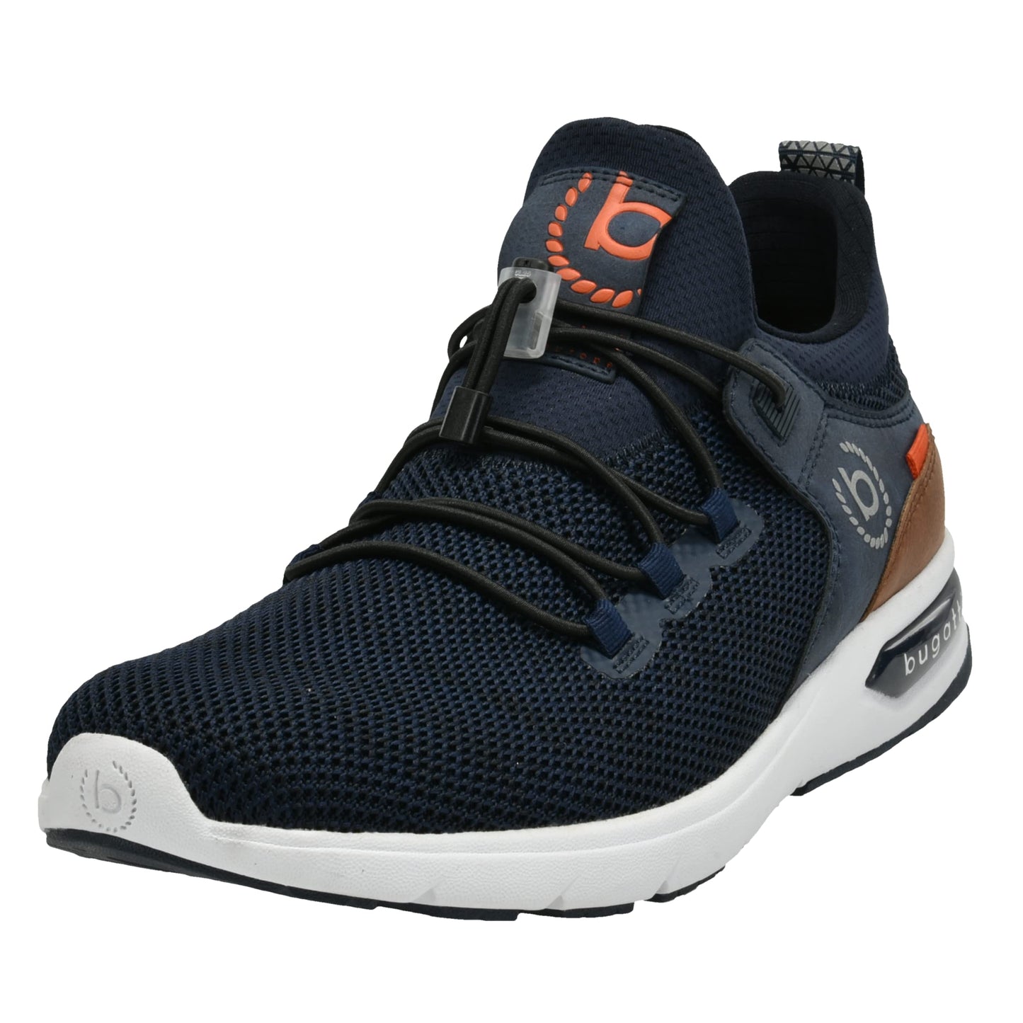 bugatti Low-Top Herren Sneaker mit Wechselfußbett in Dunkelblau (4100)