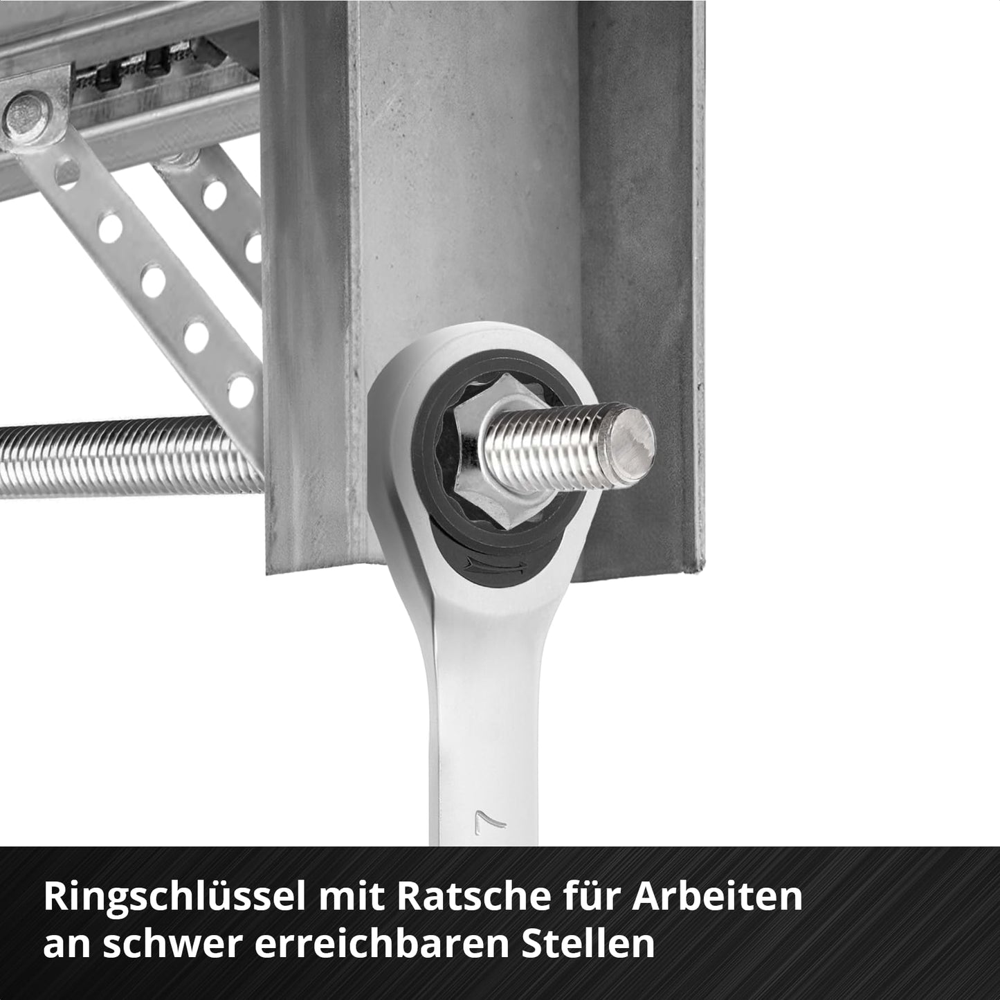 Original Einhell E-CASE 80-tlg. Werkzeugkoffer (Werkzeug-Set für die Werkstatt oder zu Hause))