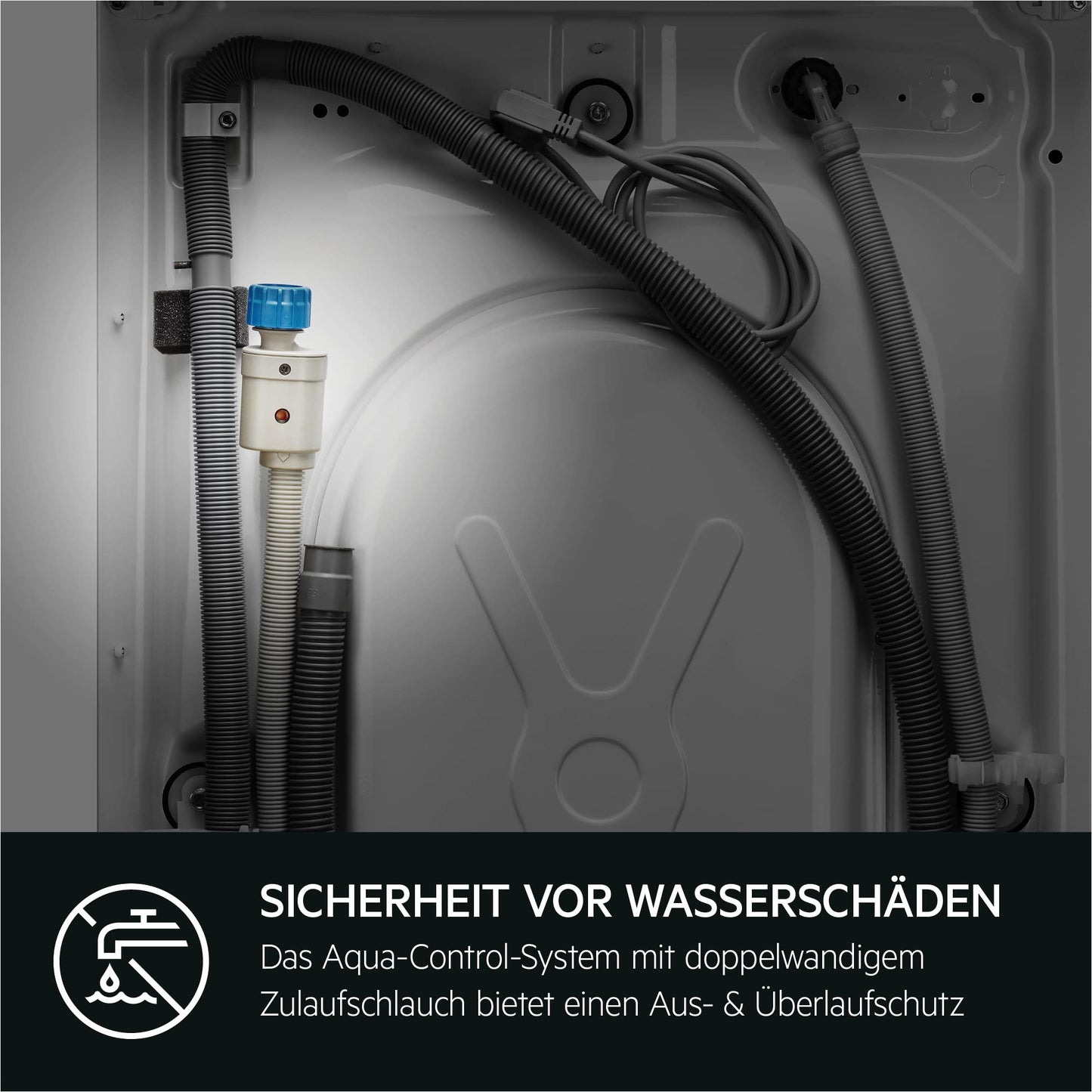 AEG Serie 6000 mit ProSense® (L6AMZ49FL) Waschmaschine (9kg): Leise, Mengenautomatik