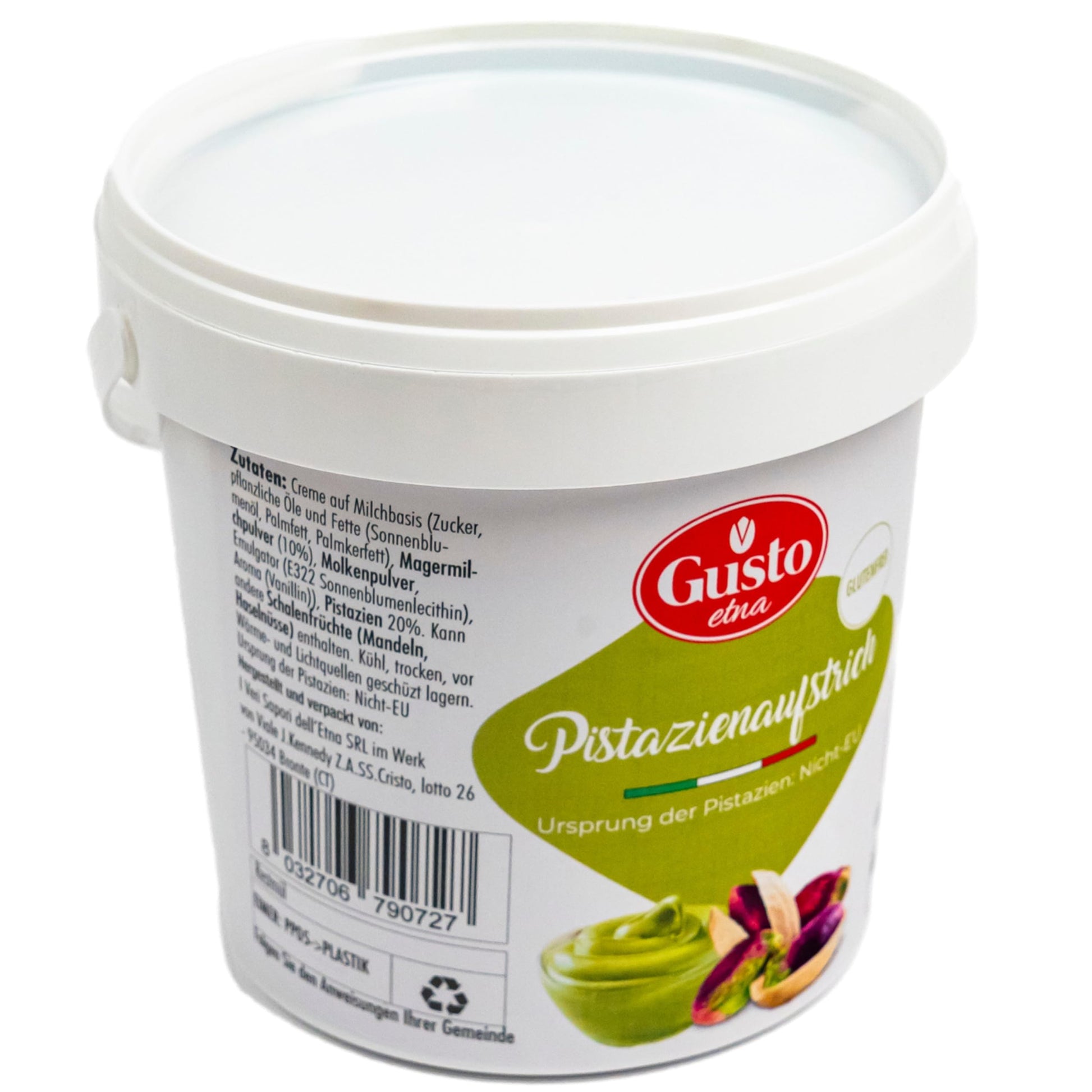 Pistaziencreme (1kg) aus Italien/Sizilien | Brotaufstrich, Desserts oder für Dubai Schokolade
