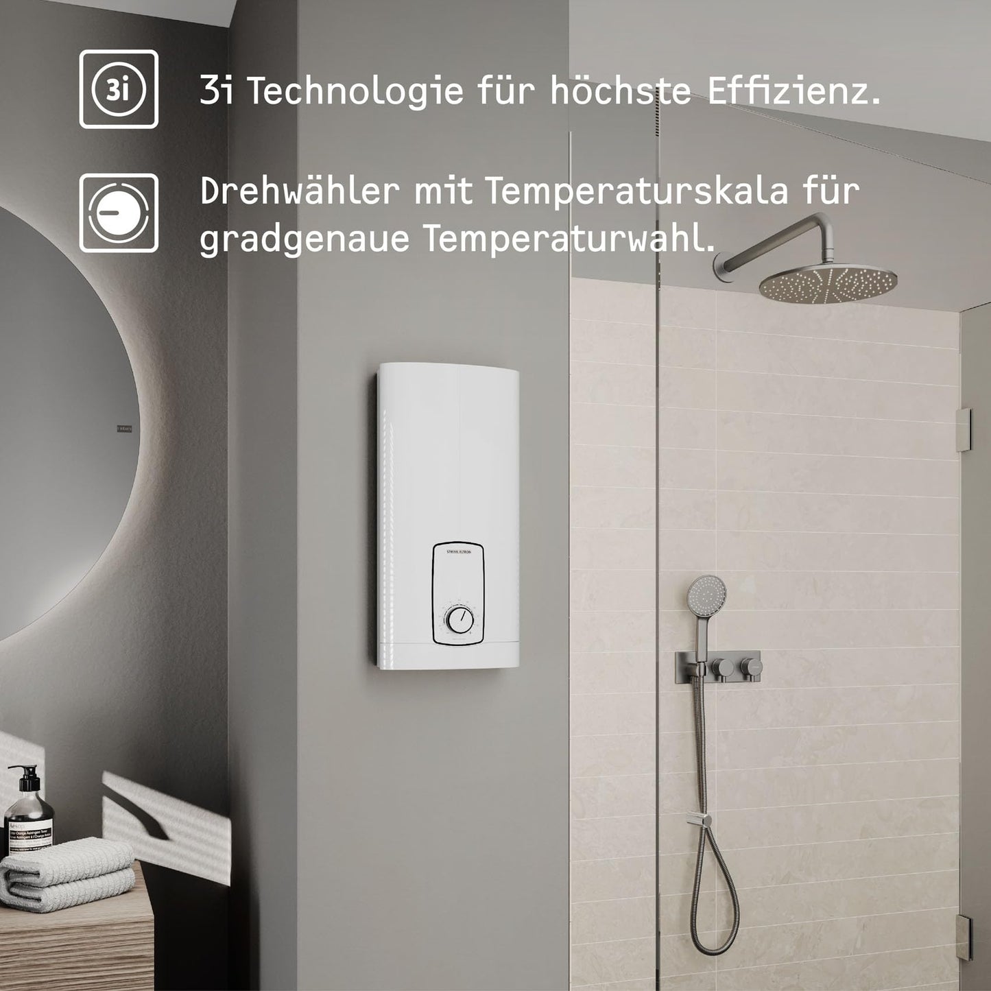 STIEBEL ELTRON Electronic instantaneous water heater for kitchen and bathroom: Energy-saving
