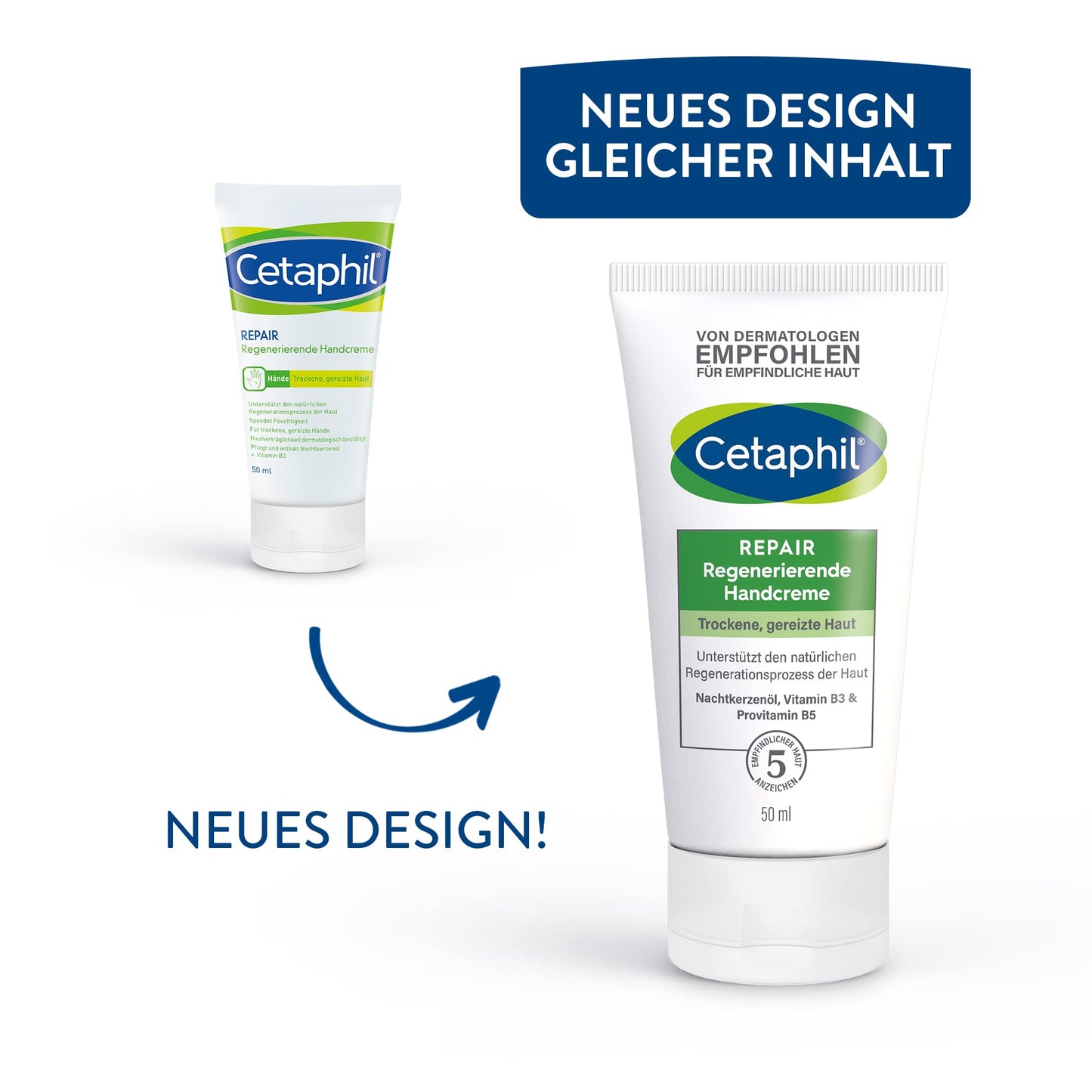 CETAPHIL Repair Regenerierende Handcreme (50ml) mit Provitamin B5
