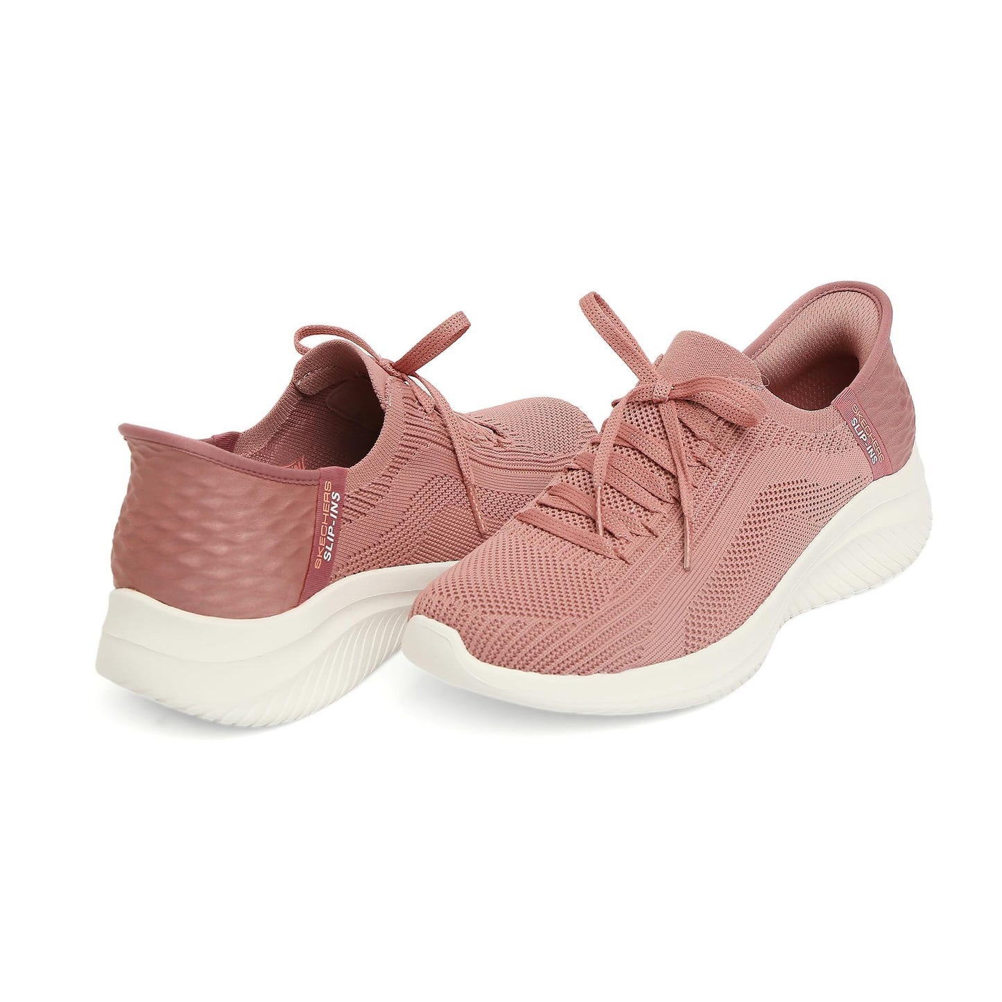 Skechers 'Ultra Flex 3.0 Brilliant Path' Damen Sneaker (Mauve Knit/Pink Trim)
