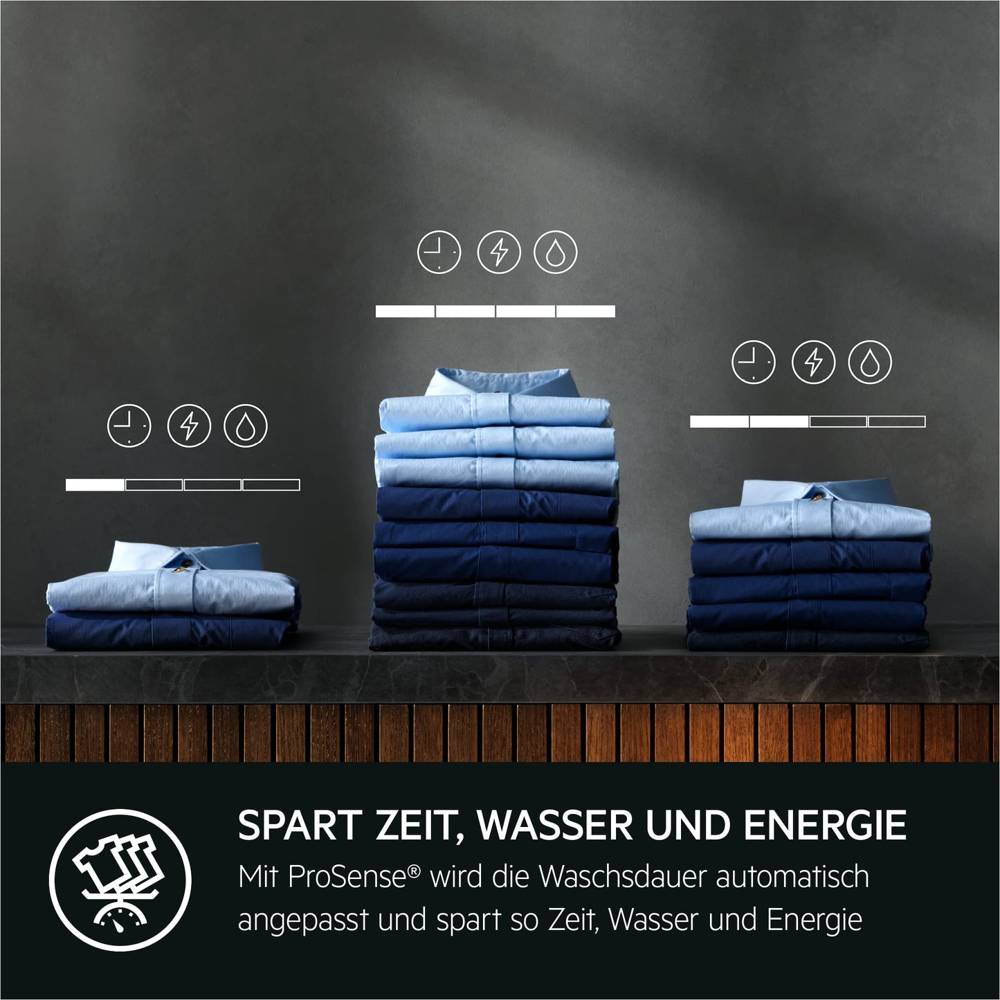 AEG Serie 6000 mit ProSense® (L6AMZ49FL) Waschmaschine (9kg): Leise, Mengenautomatik