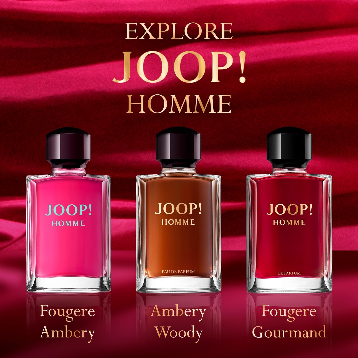 JOOP! HOMME Eau de Parfum with the aromatic fragrances