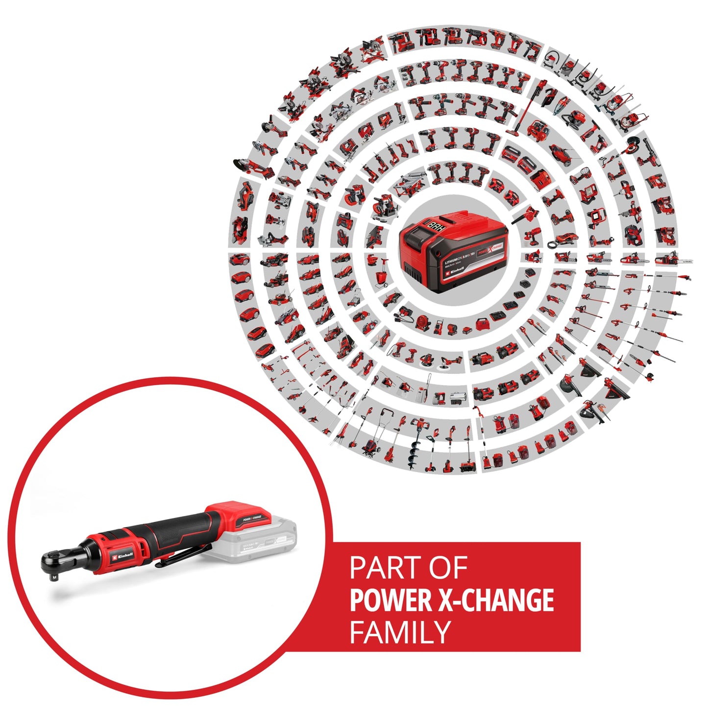 Einhell Akku-Ratschenschrauber (TE-RW 18/60) Li-Solo Power X-Change ohne Akku