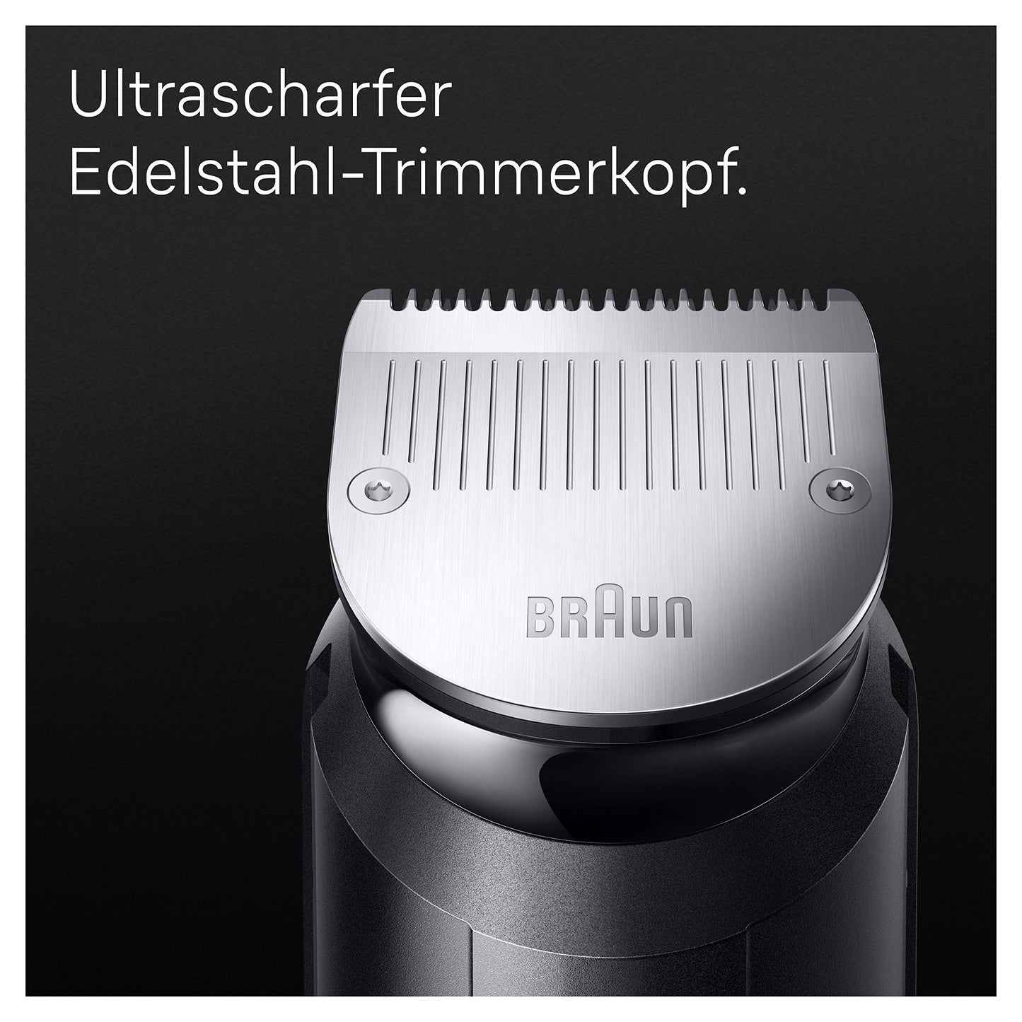 BRAUN (MGK7410) All-In-One Beard Care Body Groomer Set with Nose Hair Trimmer: Waterproof