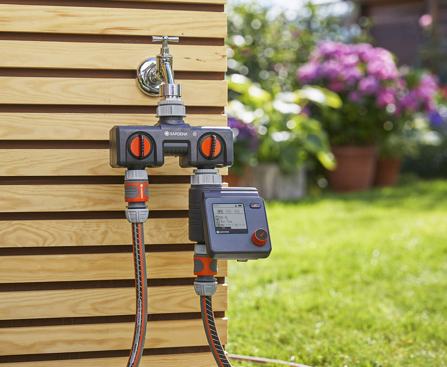 Gardena Irrigation Control Select: Automatic and time-saving irrigation, flexible irrigation thanks to 3 schedules, Water Now function (1891-20)