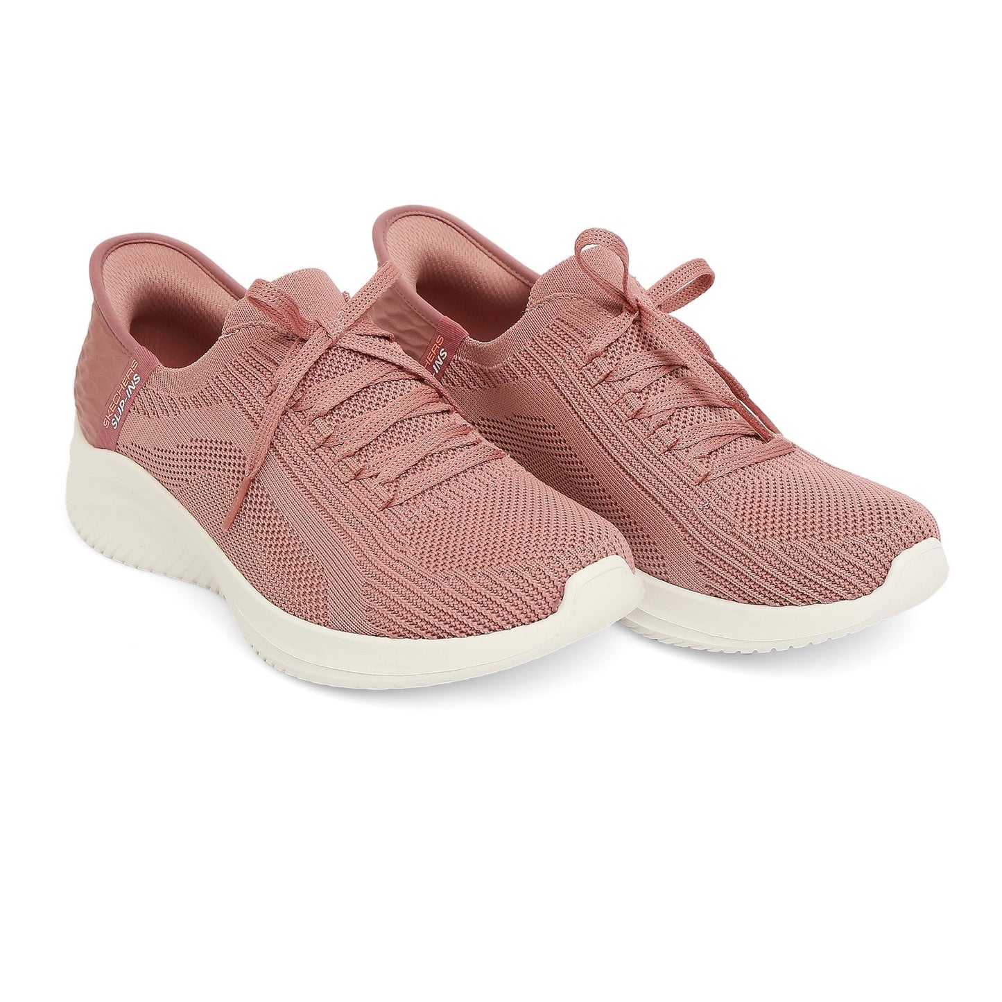Skechers 'Ultra Flex 3.0 Brilliant Path' Damen Sneaker (Mauve Knit/Pink Trim)