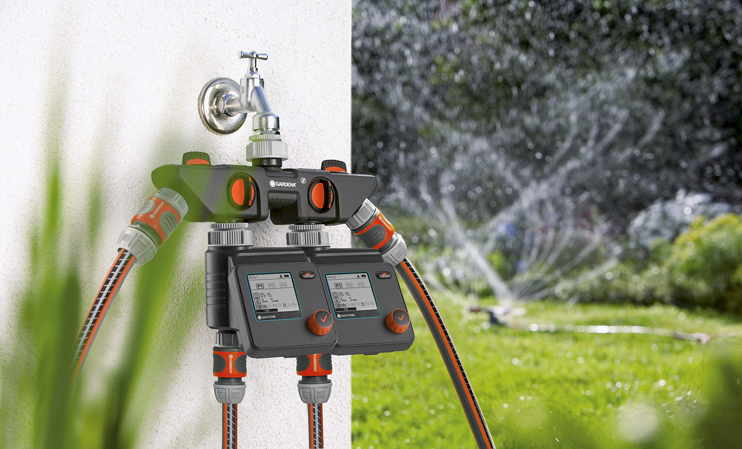 Gardena Irrigation Control Select: Automatic and time-saving irrigation, flexible irrigation thanks to 3 schedules, Water Now function (1891-20)