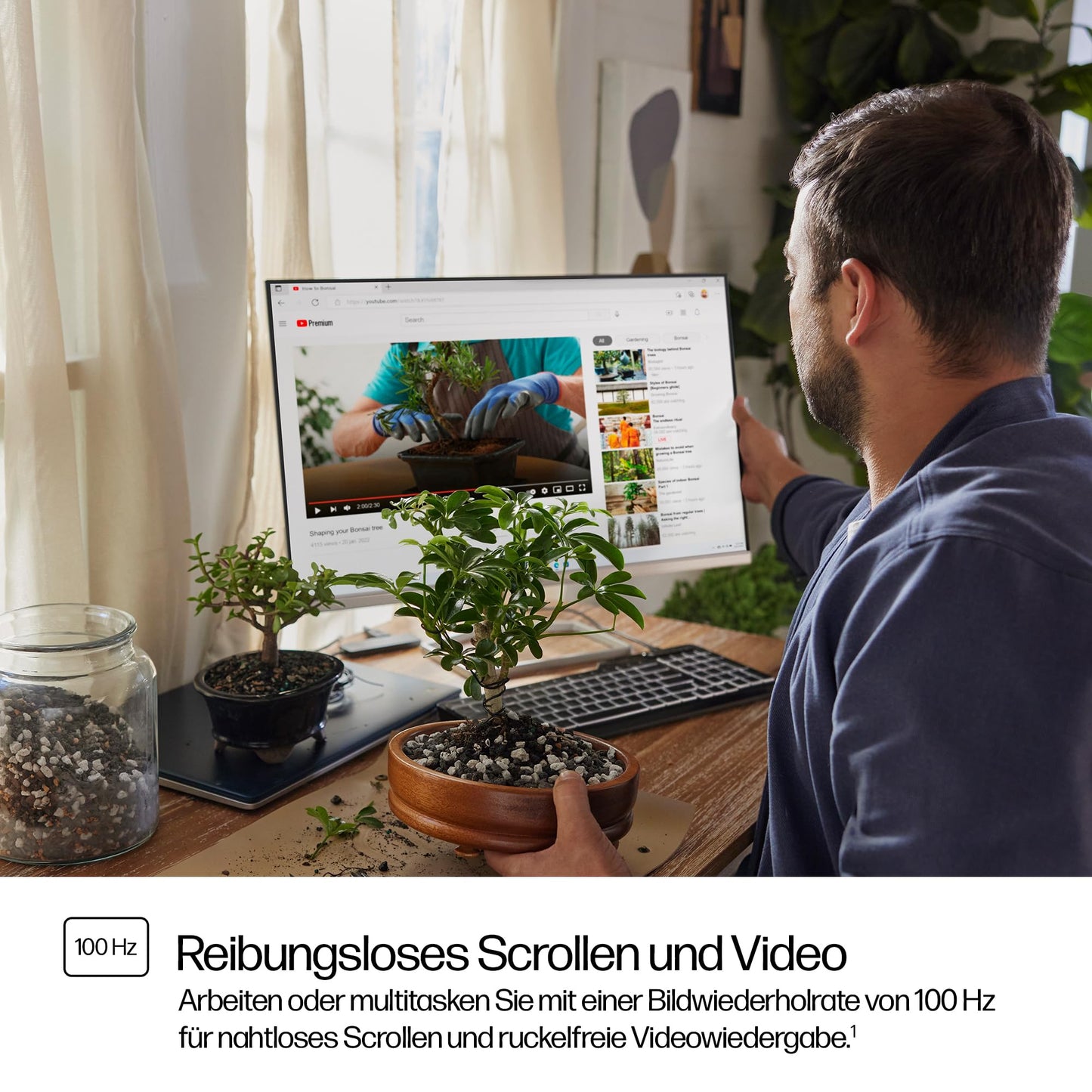 HP Series 5 (527sa) FHD IPS Monitor with Speakers | 27-inch, 100Hz, Anti-Glare, Tilt