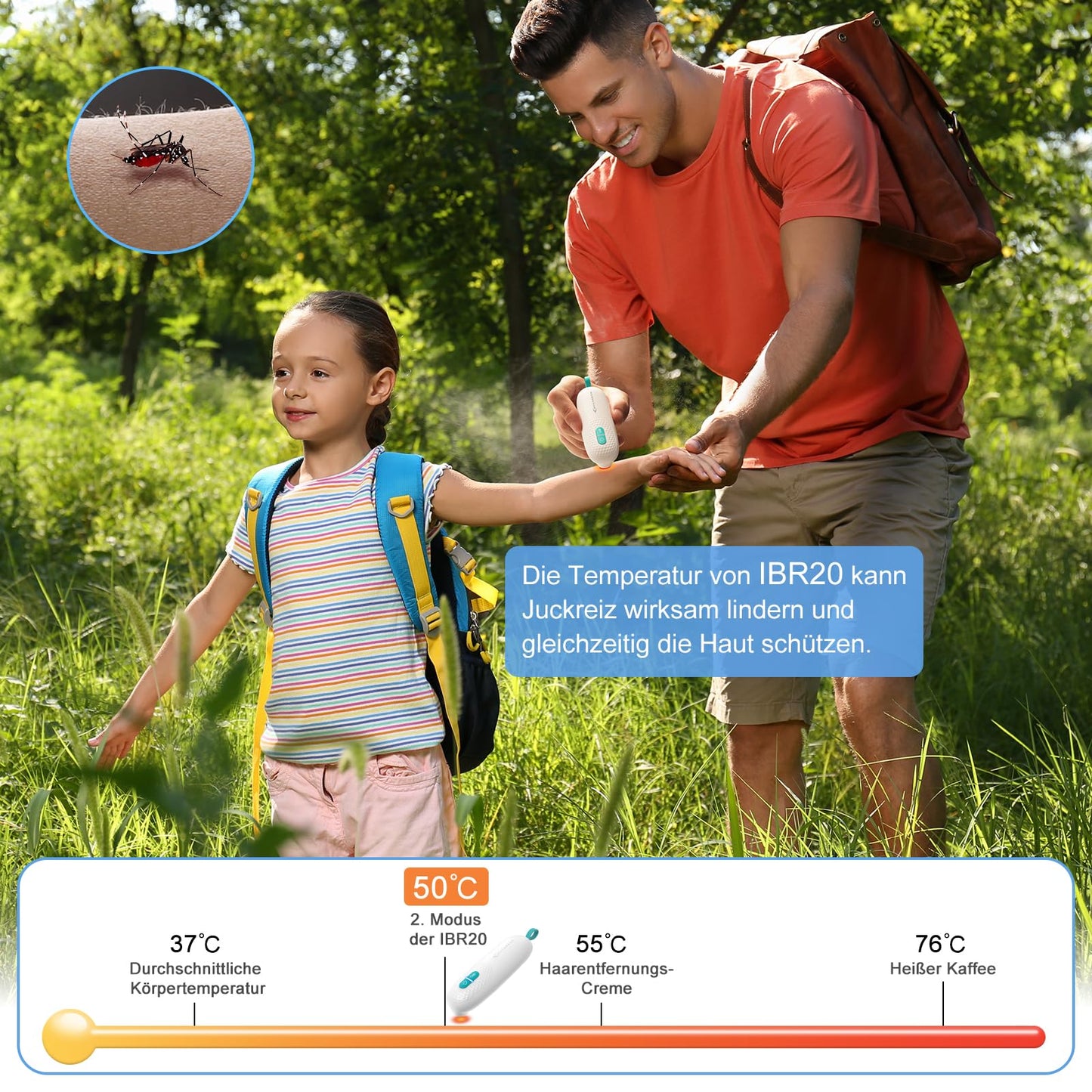 MYCARBON Insect Bite Healer: Heat Stick Treatment of Itching & Pain & Swelling