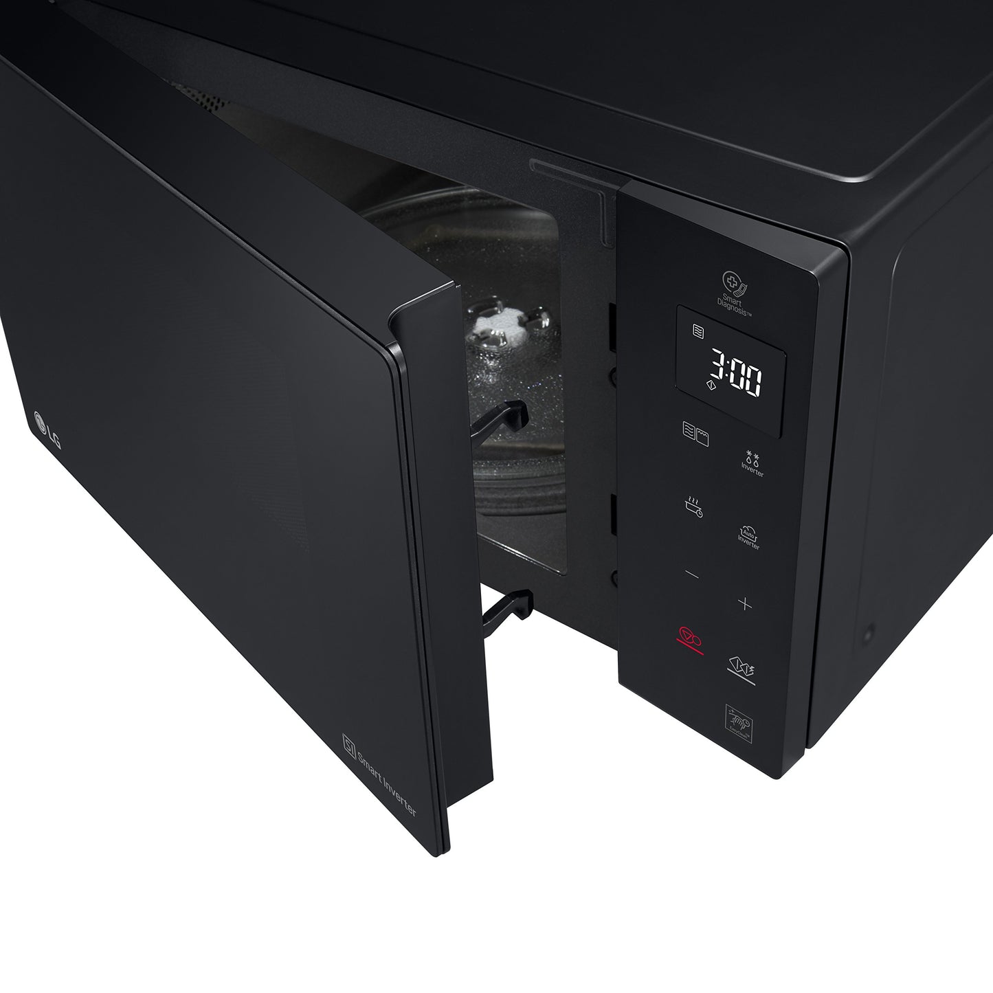LG MH6535GIS Mikrowelle mit Grill (1000W): 25 Liter, Smart Inverter, EasyClean, NeoChef