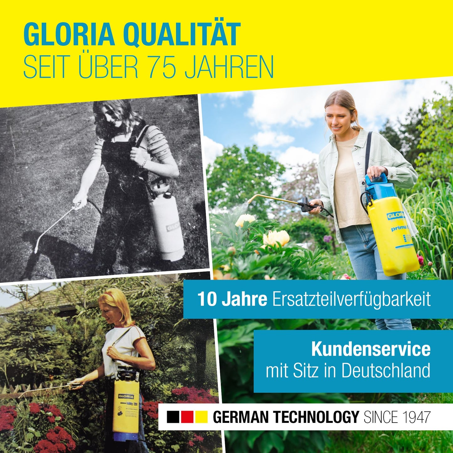 GLORIA pressure sprayer 'prima 5' (5L capacity): sprayer for plant protection