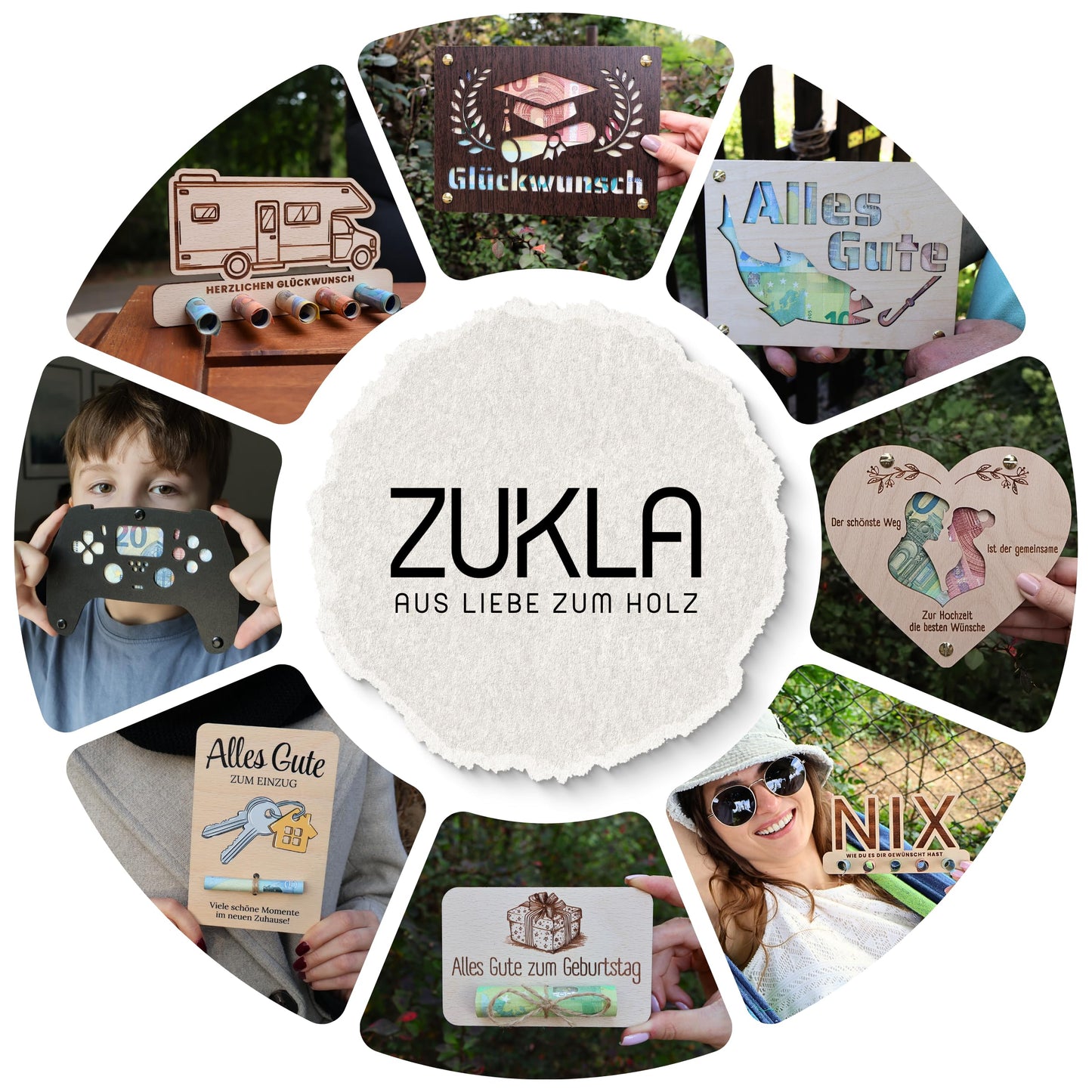 ZUKLA Geldgeschenk-Verpackung 'ABI 2025' (15x10cm): Die kreative Art, Geld zu verschenken