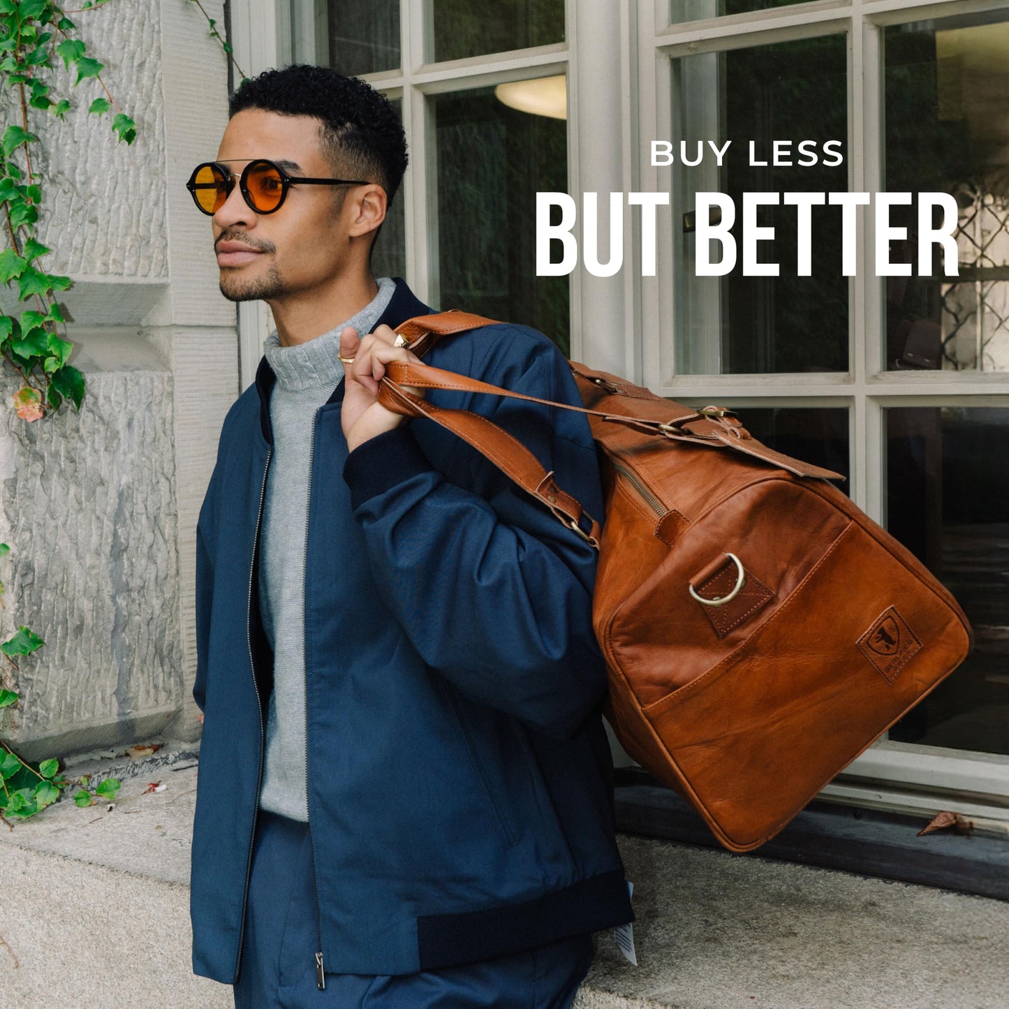 BERLINER BAGS 'Oslo Weekender' Reisetasche aus Leder (Braun): 45 Liter