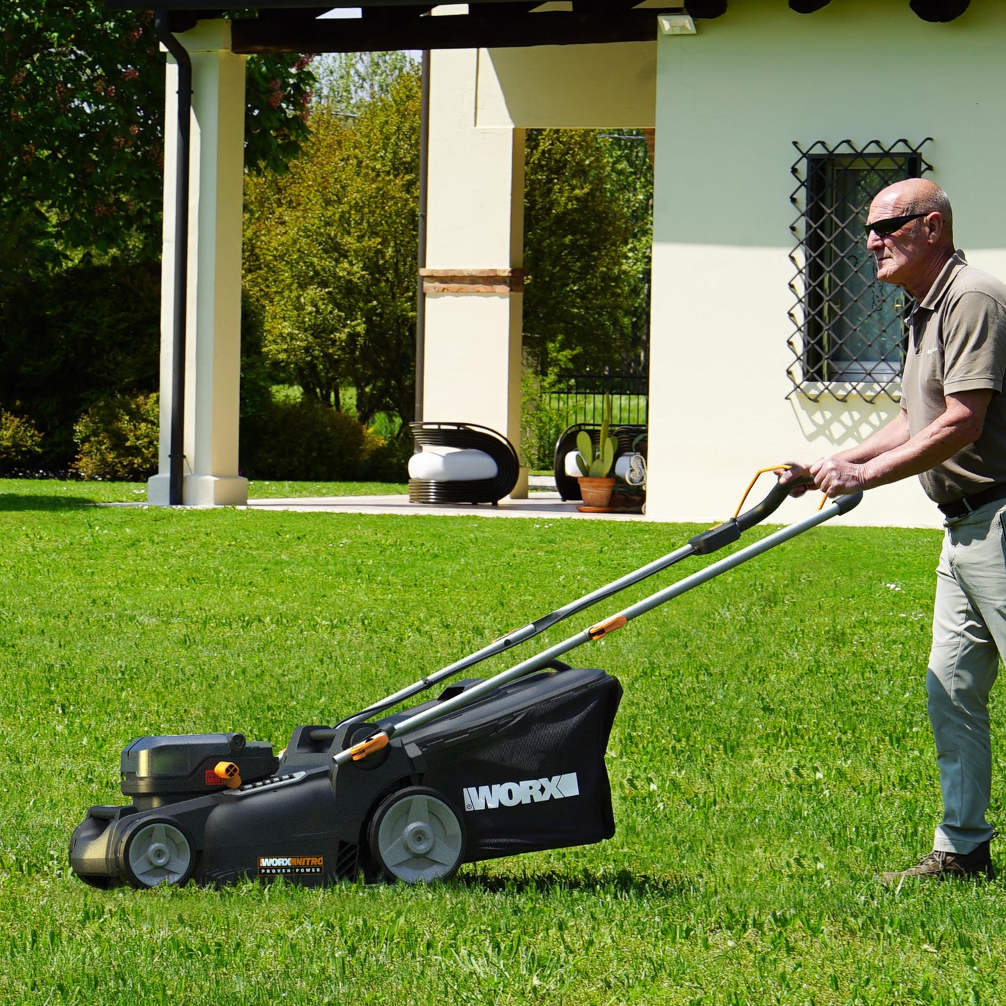 Original WORX WA3644 PowerShare Pro Akku 20V (4,0 Ah Li-Ion): Wiederaufladbar mit LED-Anzeige, passend für alle WORX Geräte