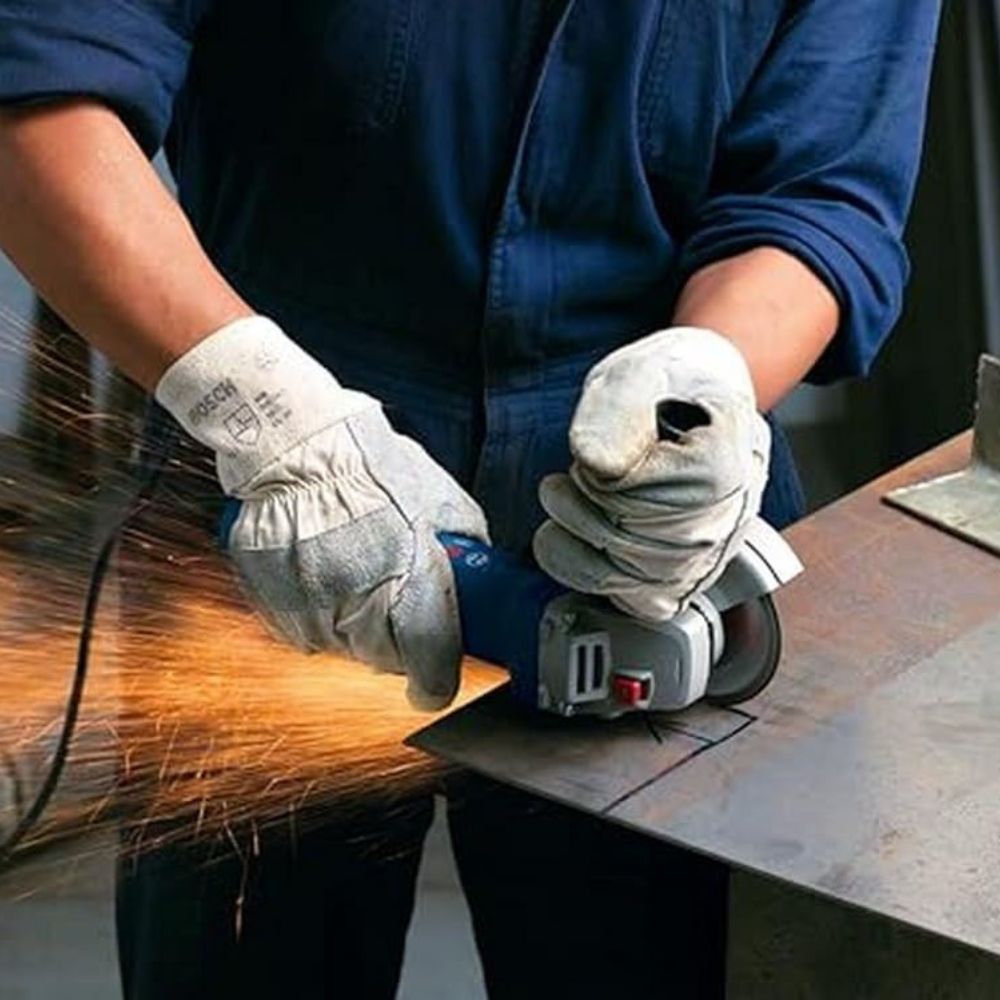 Bosch Professional-Winkelschleifer (GWS 7-125) inkl. Zusatzhandgriff & Zweilochschlüssel