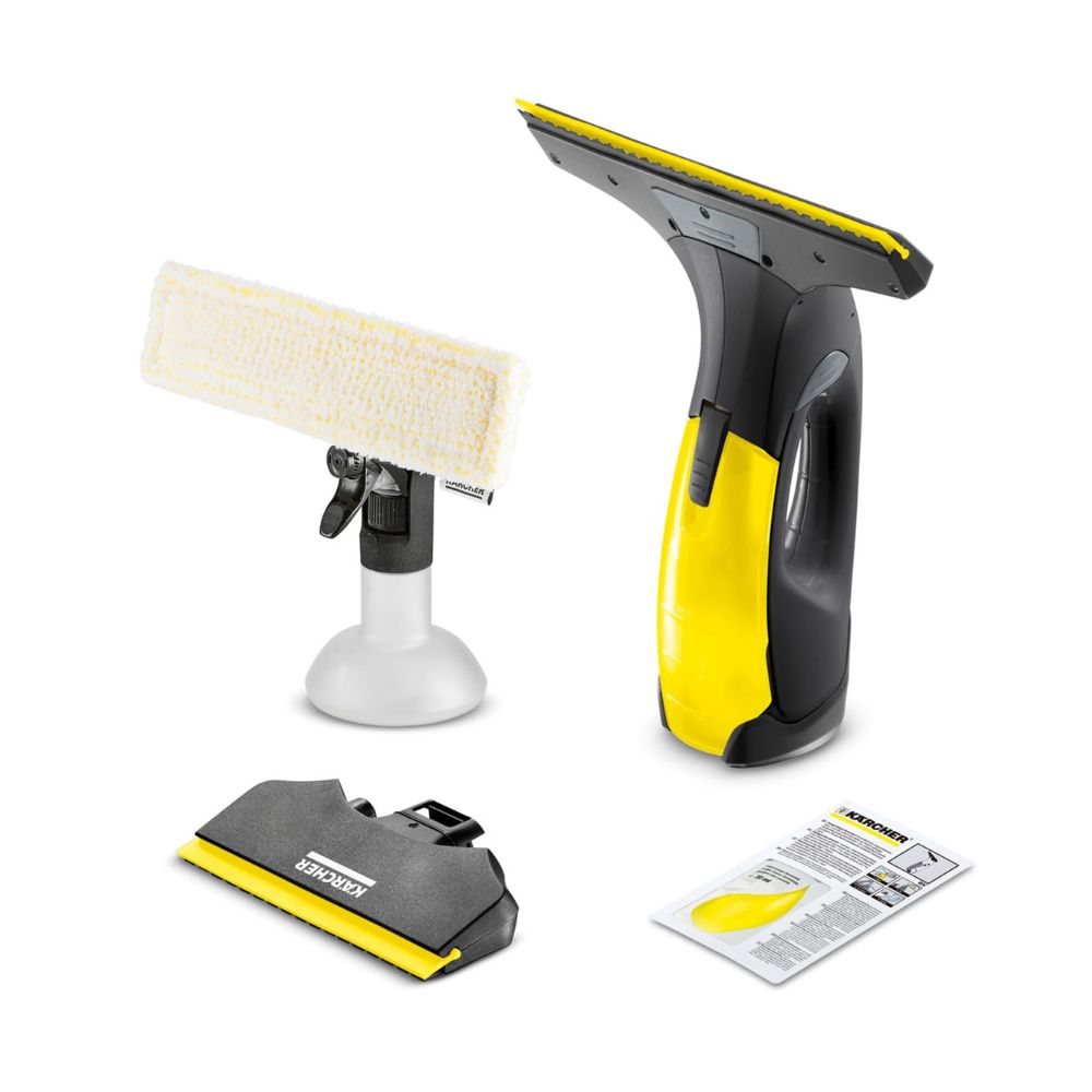 Kärcher 'WV 2' Akku-Fenstersauger Black Edition mit Fensterreiniger-Konzentrat (20ml)