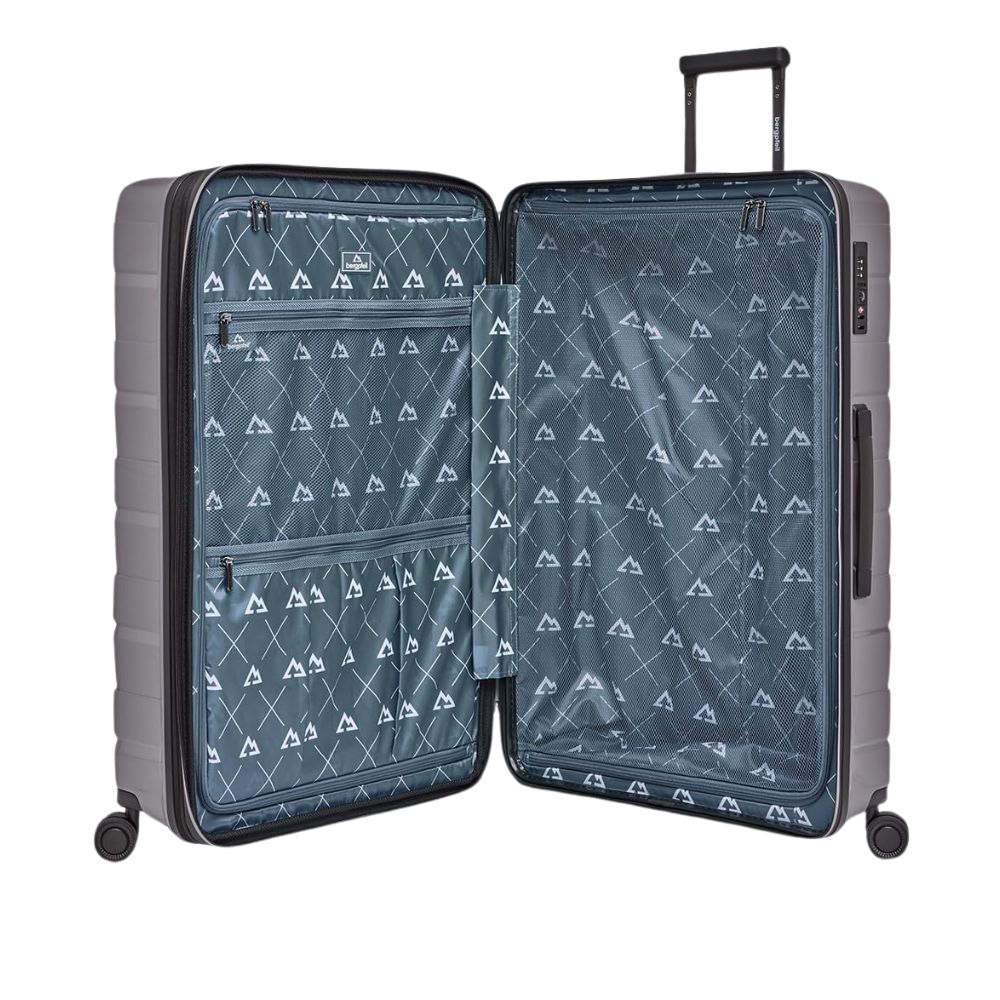 BERGPFEIL Hartschalen Reisekoffer-Set (3-teilig) mit Dehnfalte & TSA-Schloss