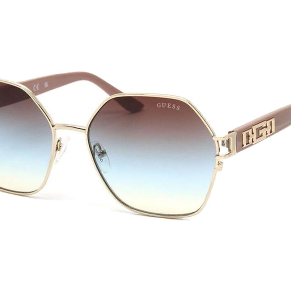 Guess 'GU7913' Sunglasses for Women: Gold-Multicolor (One Size)