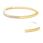 AMOONIC Damen Armband (Vergoldet) mit Gravur & Zirkoniasteinen für Geschenk