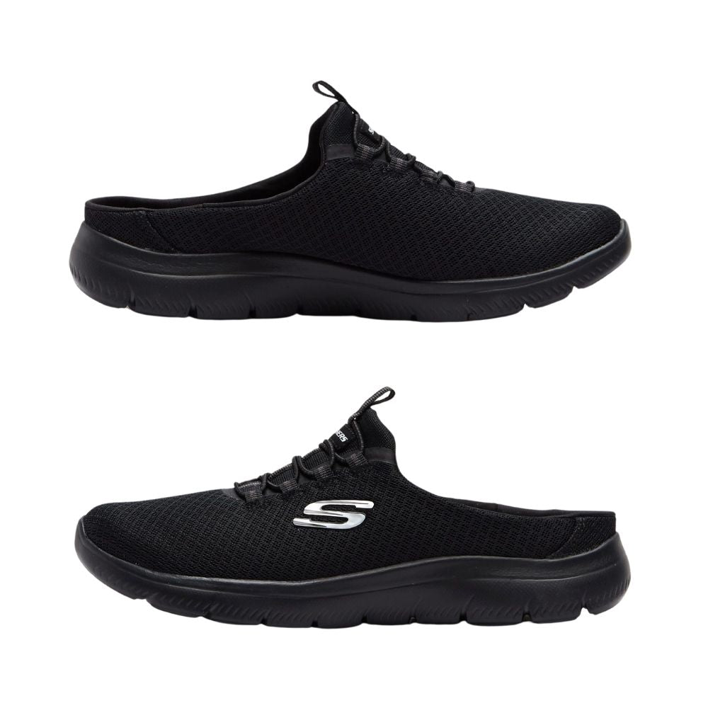 Skechers 'Summit Swift Step' Damen Sabot Pantolette (Schwarz)
