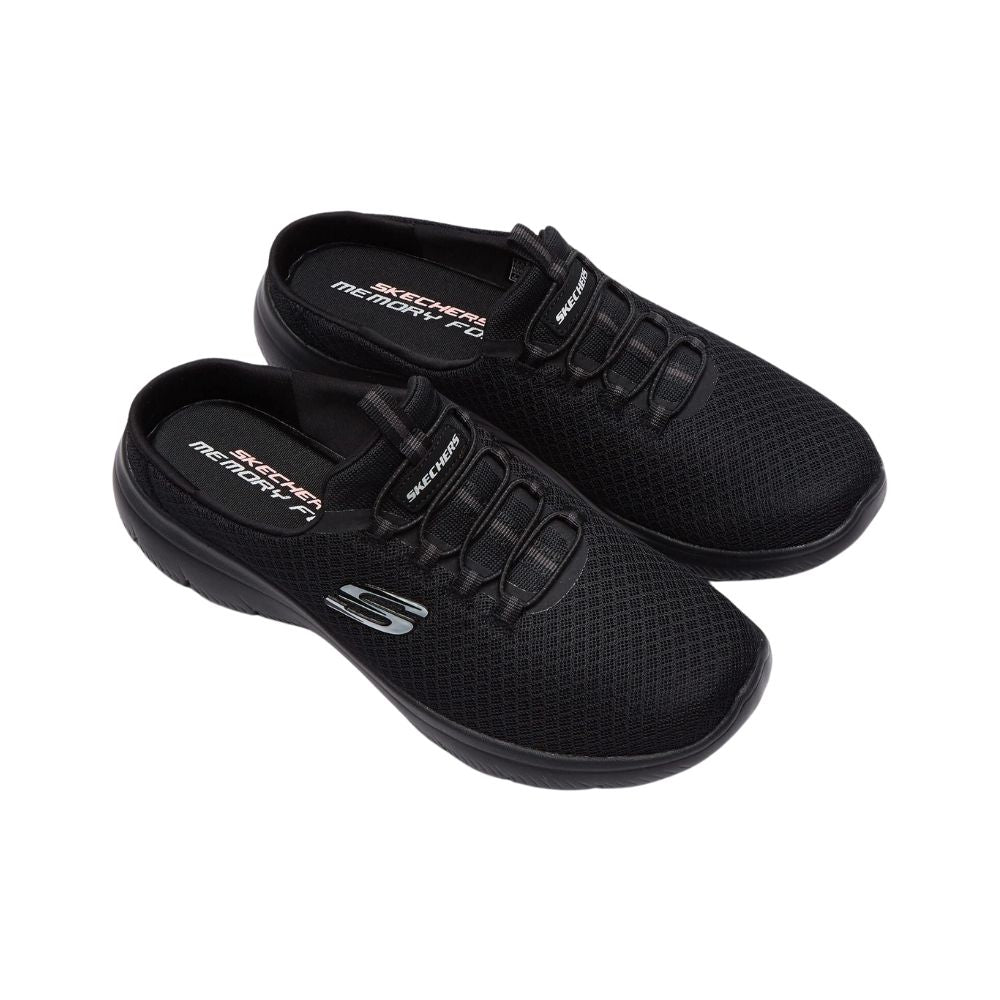 Skechers 'Summit Swift Step' Damen Sabot Pantolette (Schwarz)