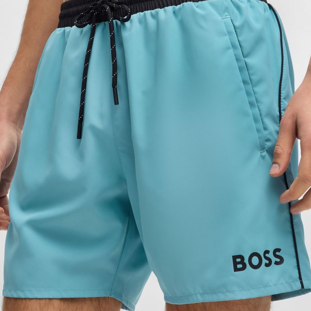 BOSS 'Starfish' men's swim shorts: quick-drying & comfortable, ideal for holidays & swimming