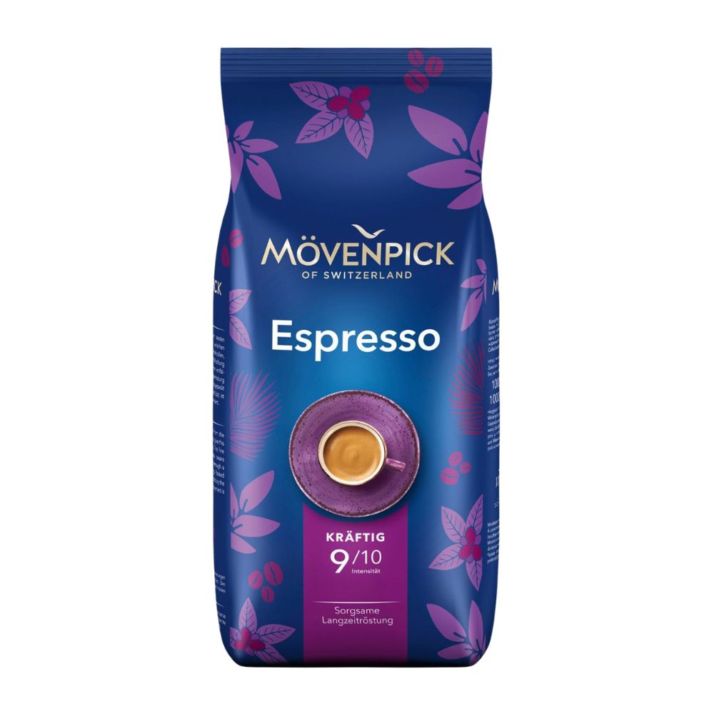 MÖVENPICK Coffee ARABICA with Robusta - Barista Espresso (4x1000g): Whole Beans